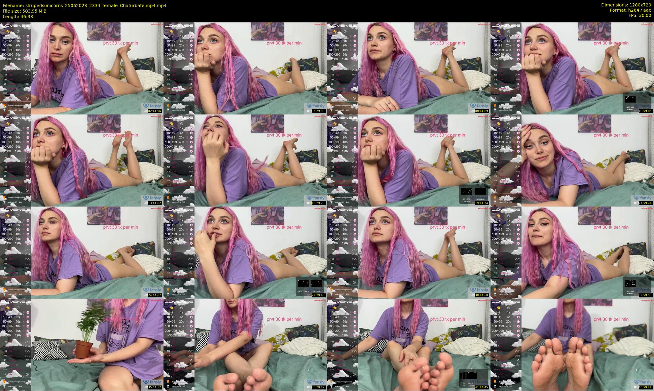 strupedsunicorns — 47 minute Chaturbate couple cam show recording, 720p, Jun 25, 2023