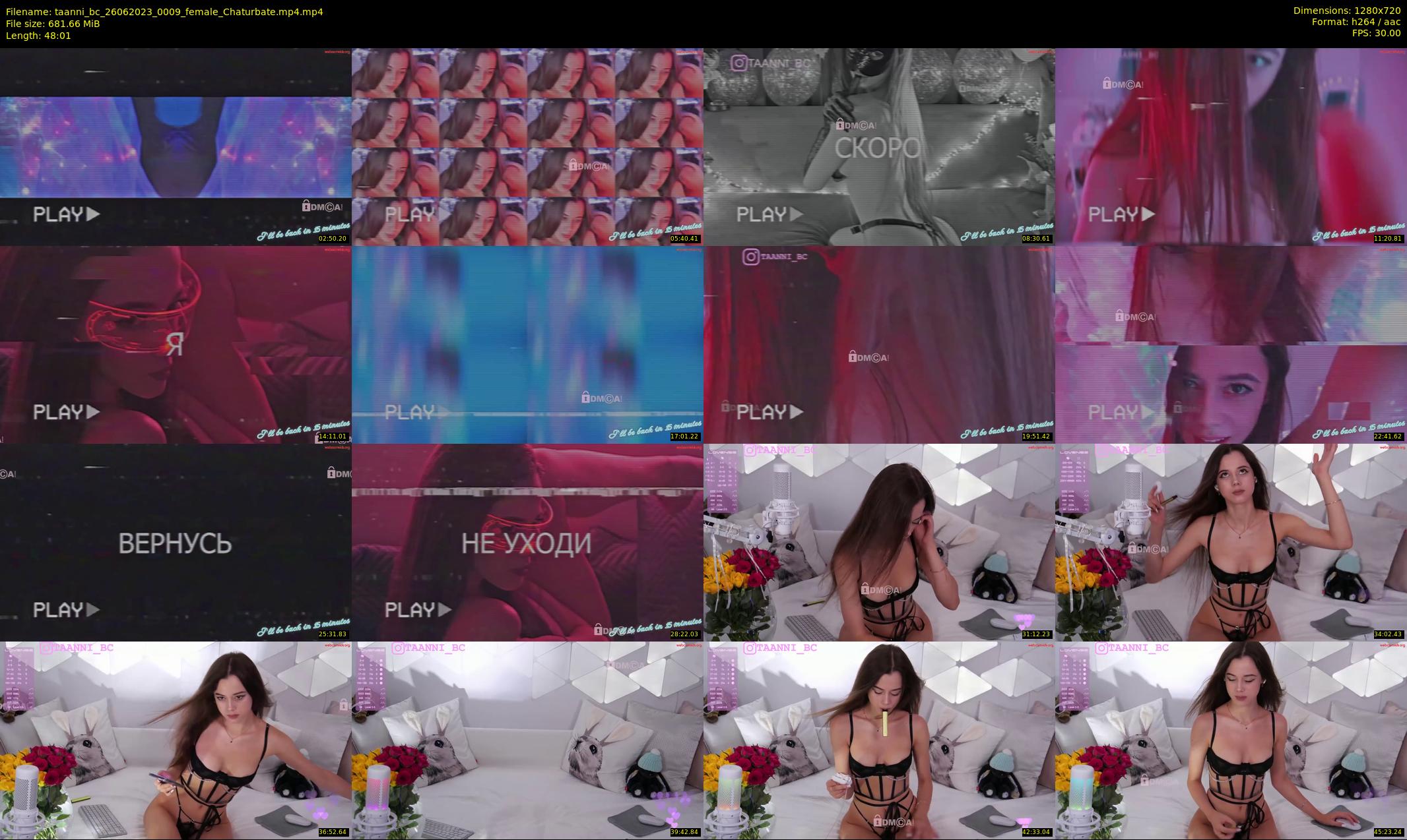 taanni_bc — 49 minute Chaturbate female cam show recording, 720p, Jun 26, 2023