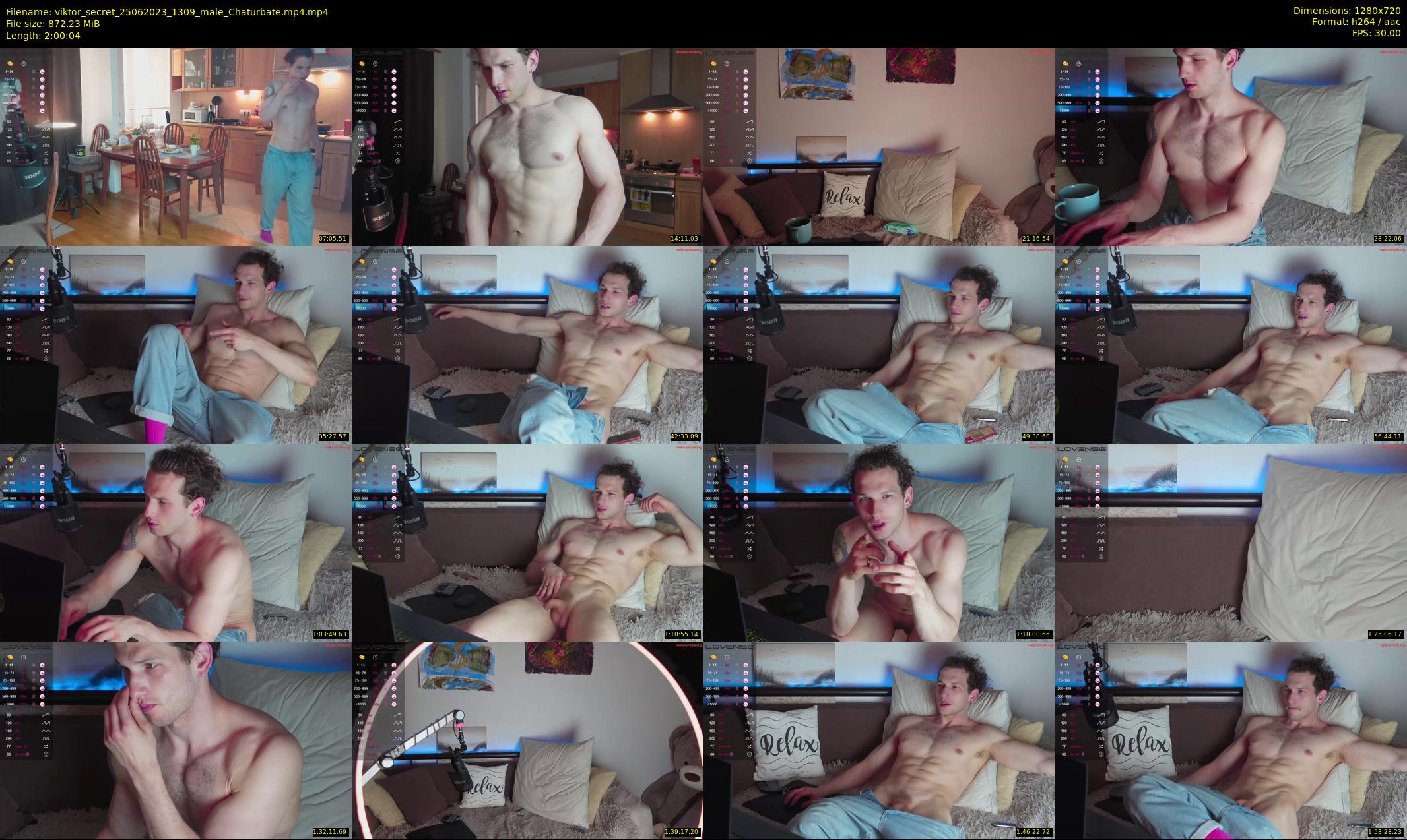 viktor_secret — 121 minute Chaturbate male cam show recording, 720p, Jun 25, 2023