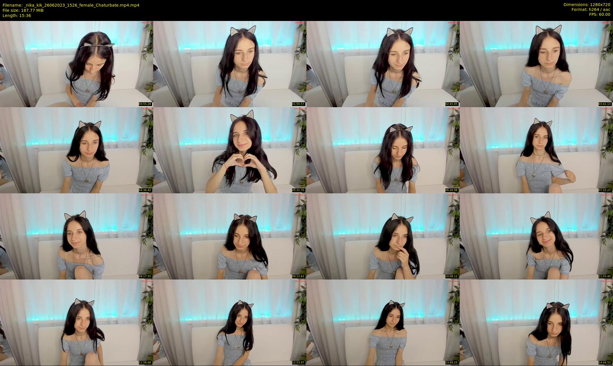 _nika_kik — 16 minute Chaturbate female cam show recording, 720p, Jun 26, 2023