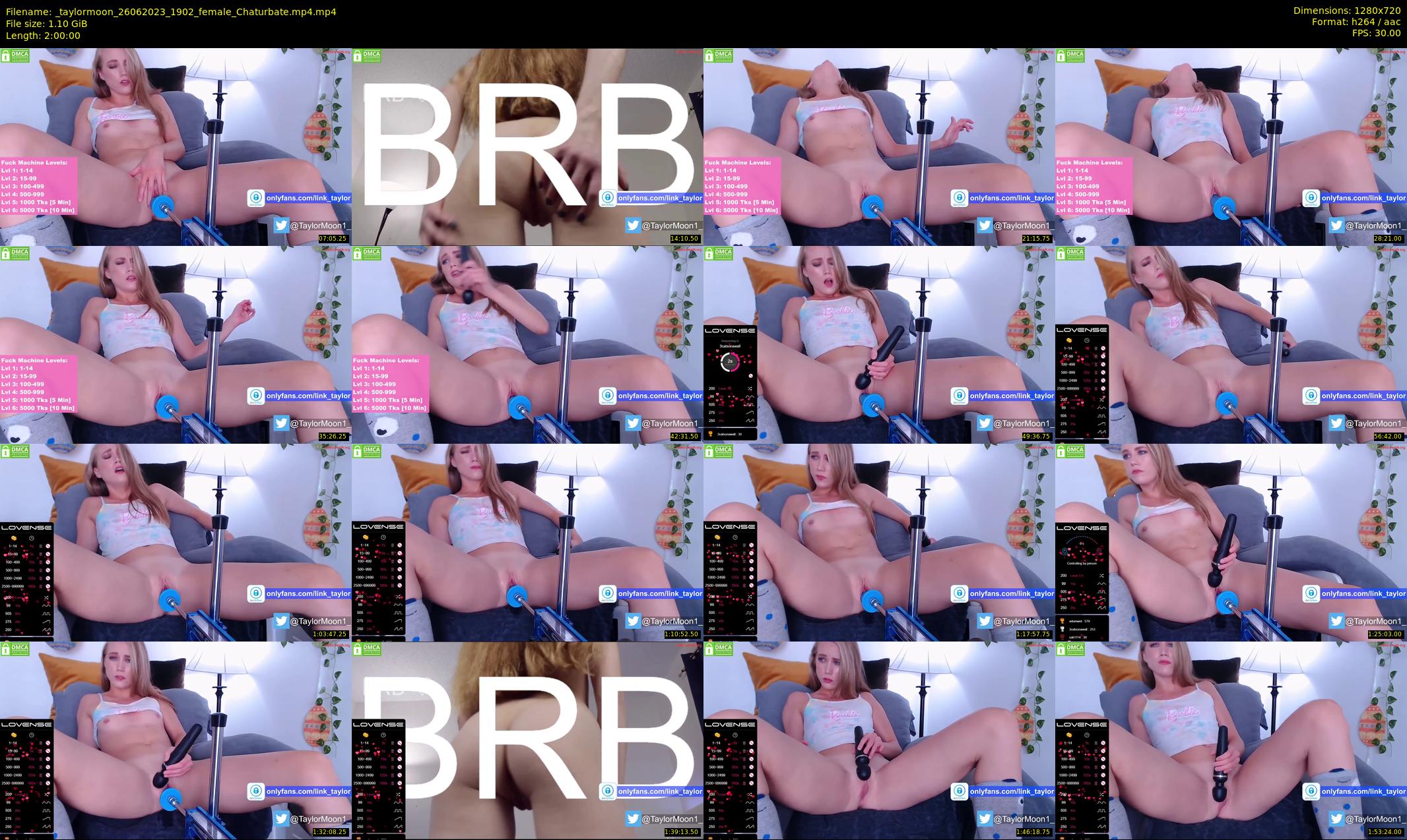 _taylormoon — 120 minute Chaturbate female cam show recording, 720p, Jun 26, 2023