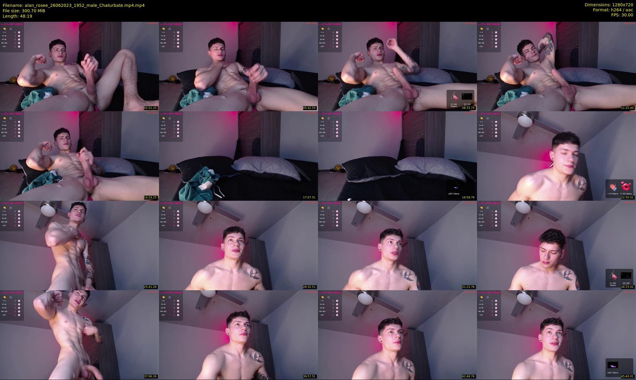 alan_rosee — 49 minute Chaturbate male cam show recording, 720p, Jun 26, 2023