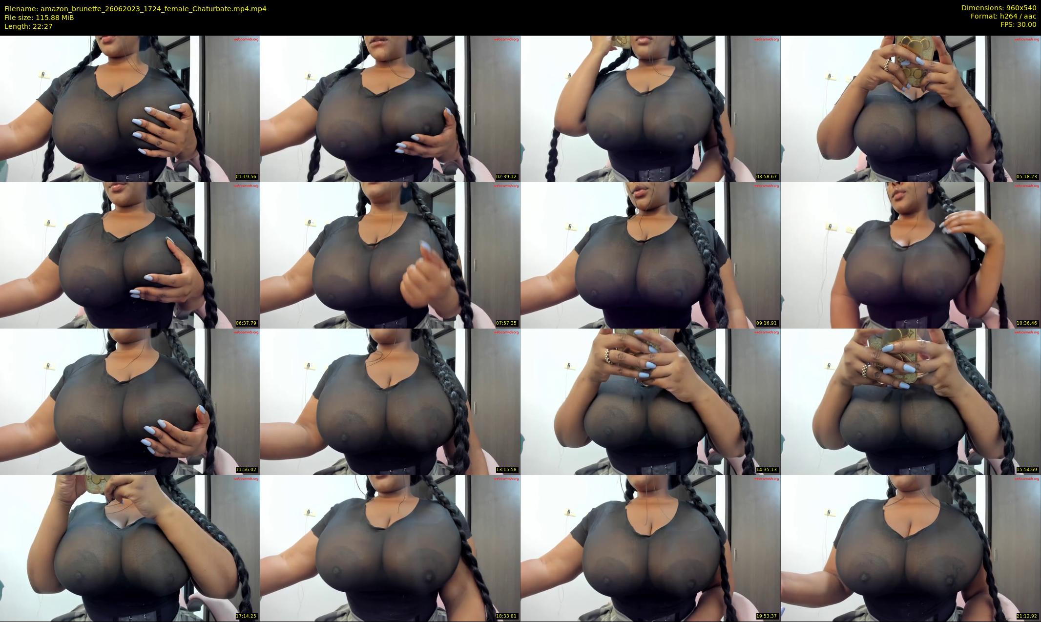 amazon_brunette — 23 minute Chaturbate female cam show recording, 480p, Jun 26, 2023