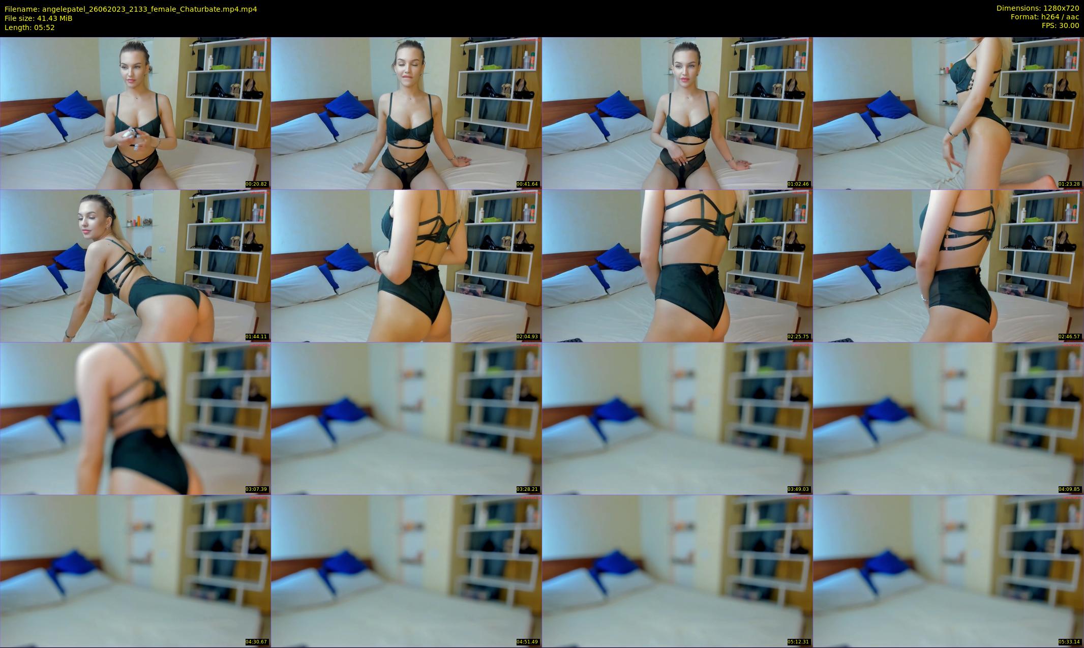 angelepatel — 6 minute Chaturbate female cam show recording, 720p, Jun 26, 2023