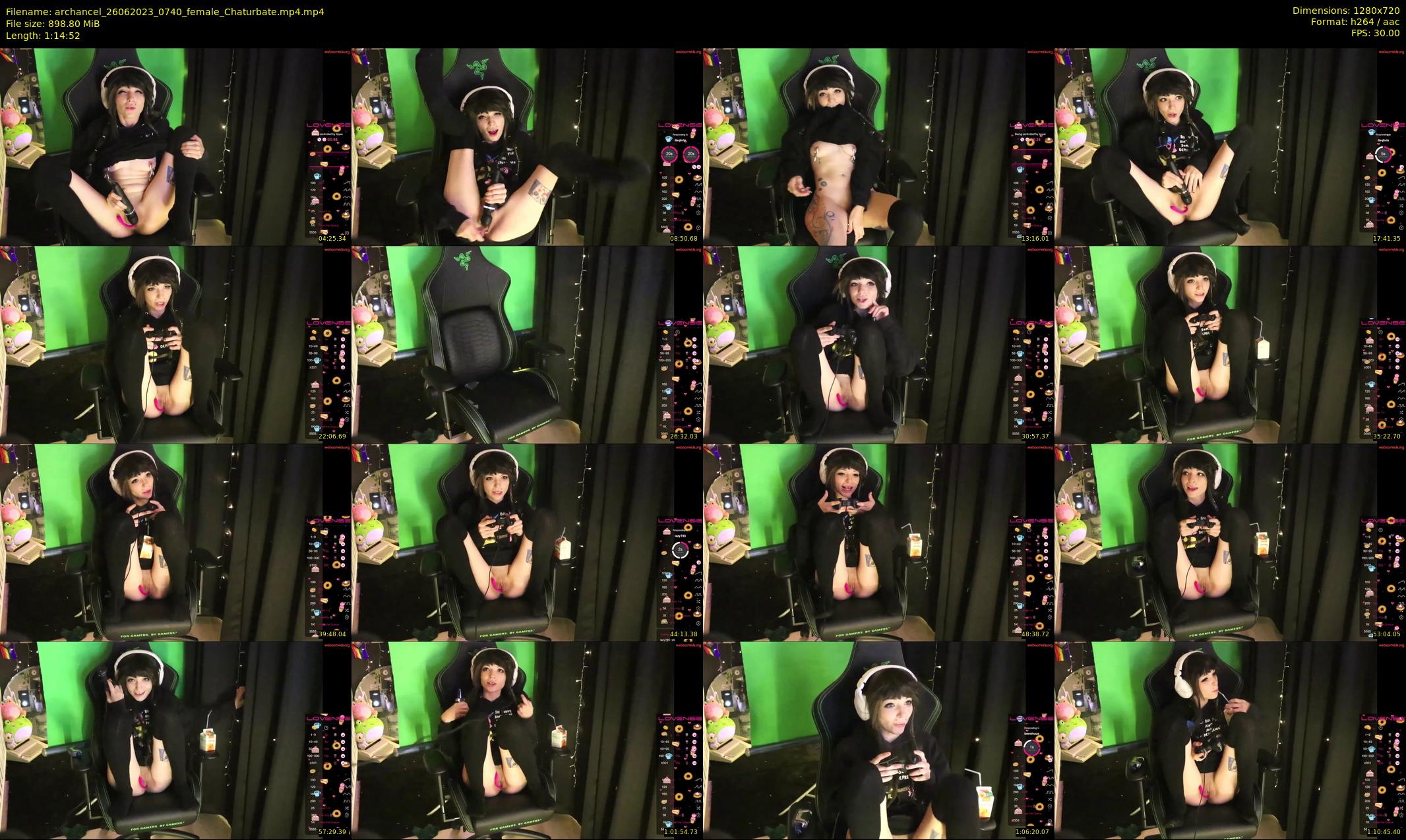 archancel — 75 minute Chaturbate female cam show recording, 720p, Jun 26, 2023