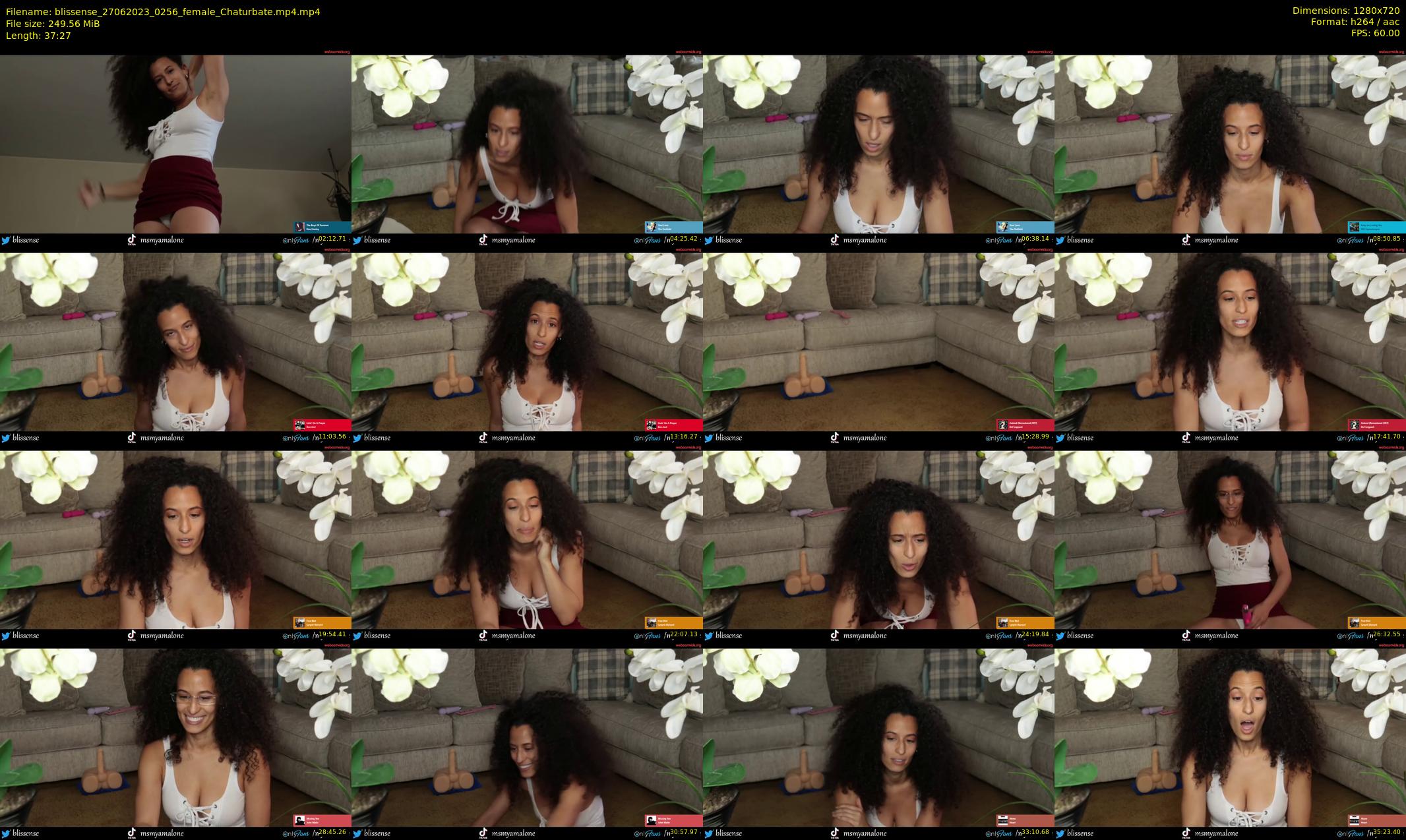 blissense — 38 minute Chaturbate female cam show recording, 720p, Jun 27, 2023