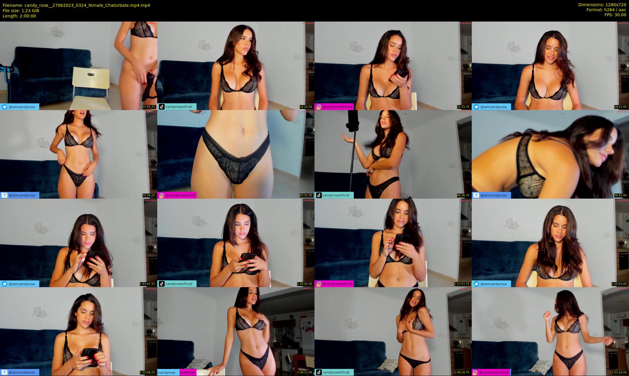 candy_rose_ — 120 minute Chaturbate female cam show recording, 720p, Jun 27, 2023
