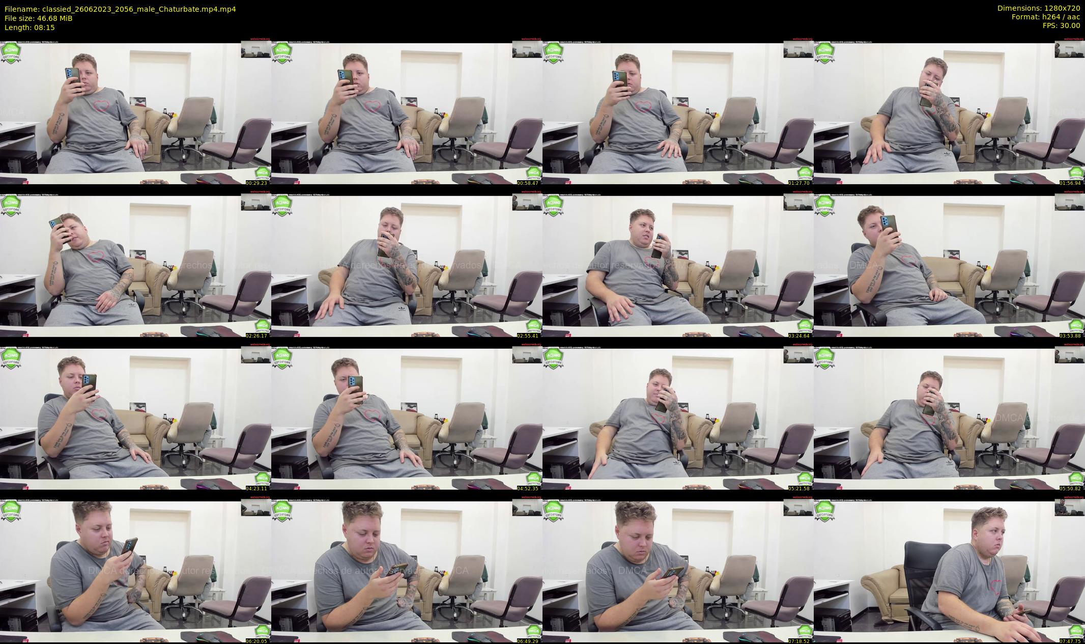 classied — 9 minute Chaturbate male cam show recording, 720p, Jun 26, 2023
