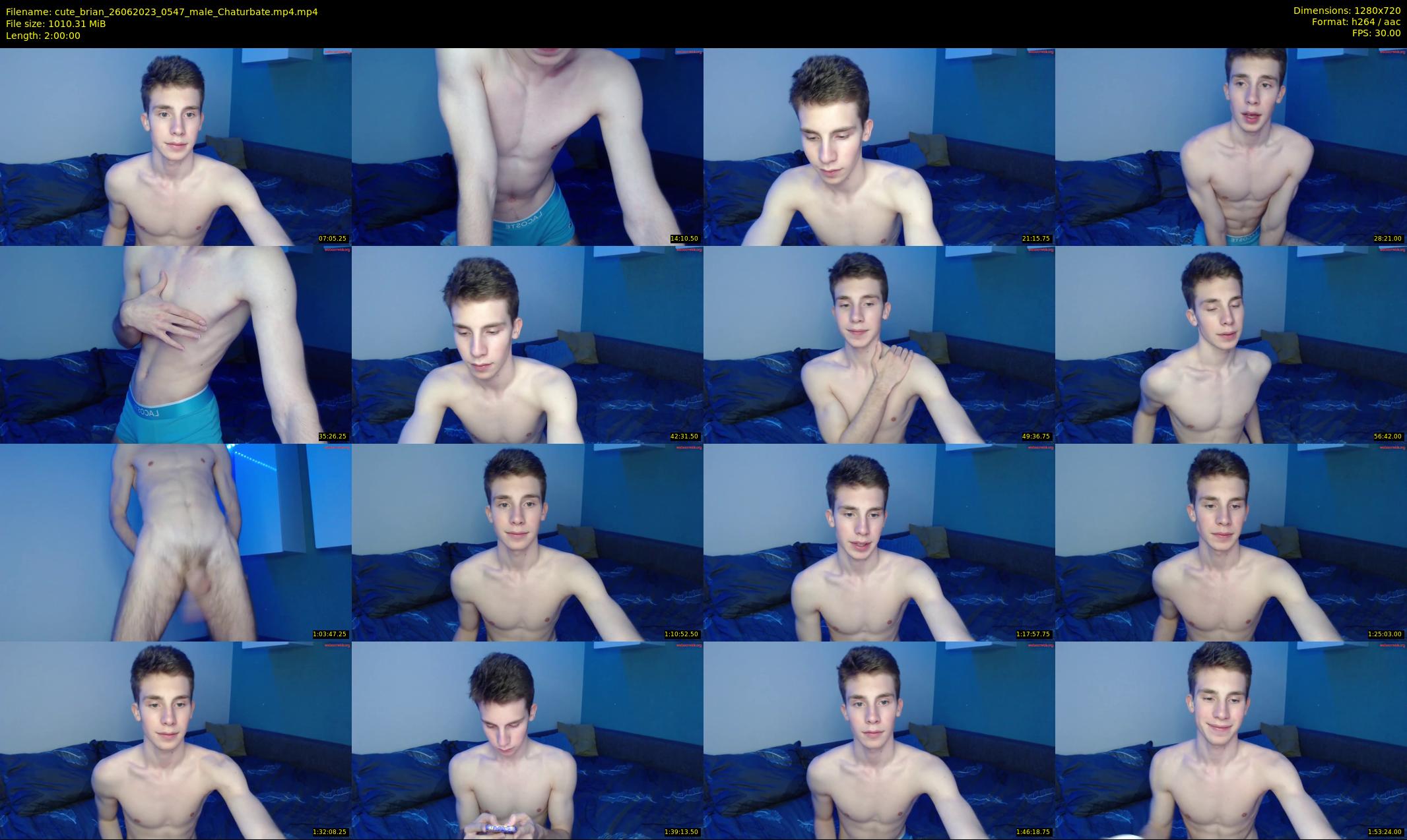 cute_brian — 120 minute Chaturbate male cam show recording, 720p, Jun 26, 2023
