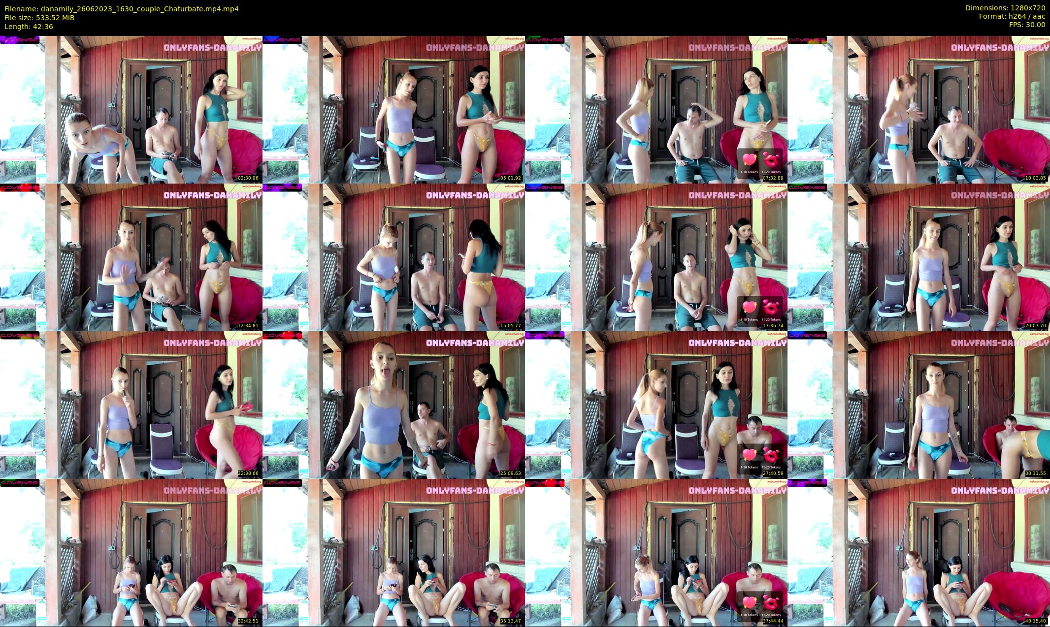 danamily — 43 minute Chaturbate female cam show recording, 720p, Jun 26, 2023