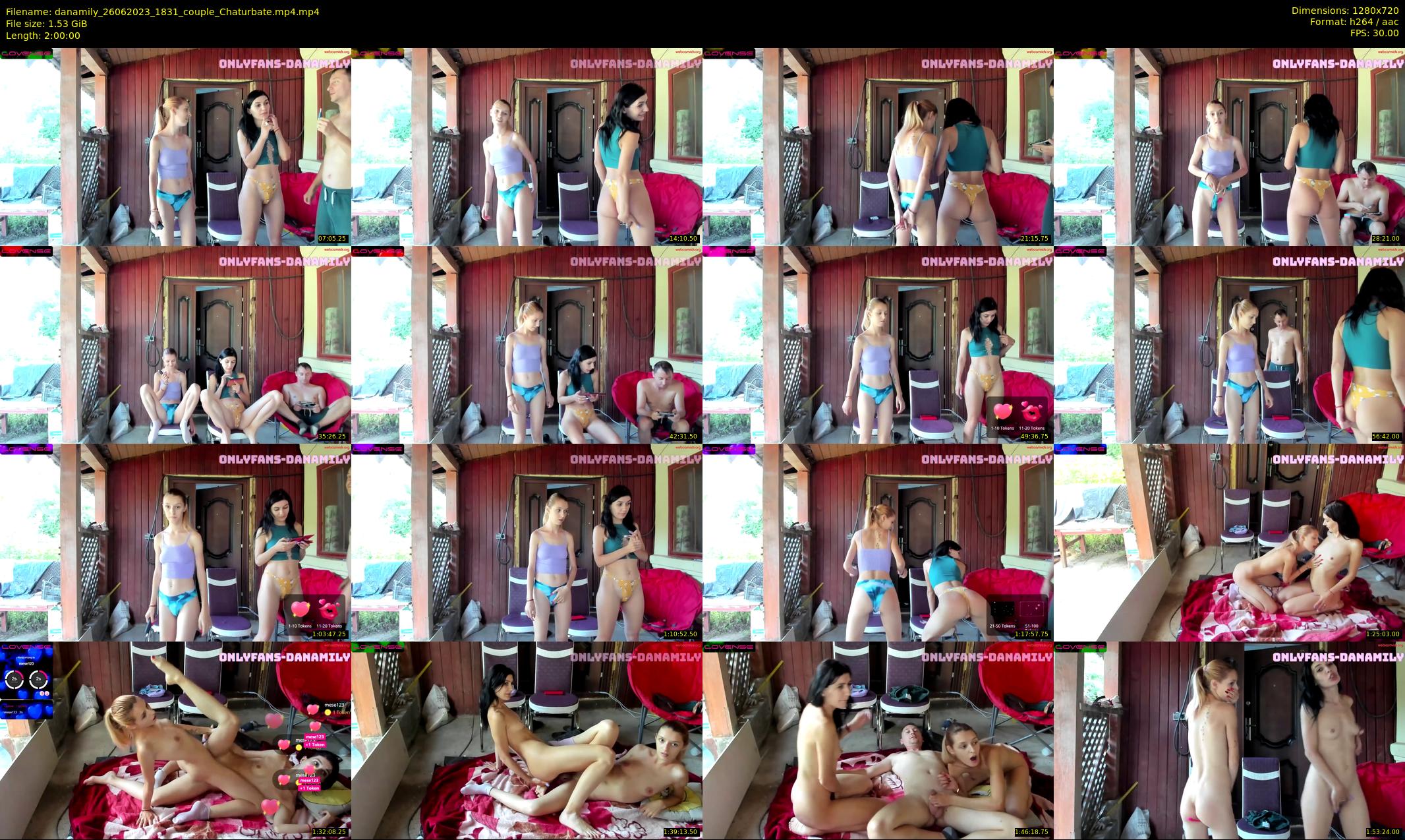 danamily — 120 minute Chaturbate female cam show recording, 720p, Jun 26, 2023