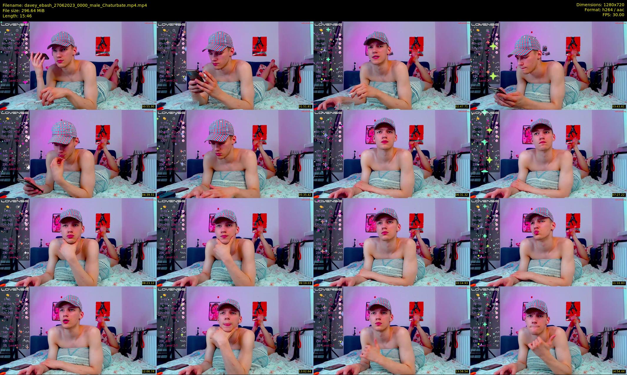 davey_ebash — 16 minute Chaturbate male cam show recording, 720p, Jun 27, 2023