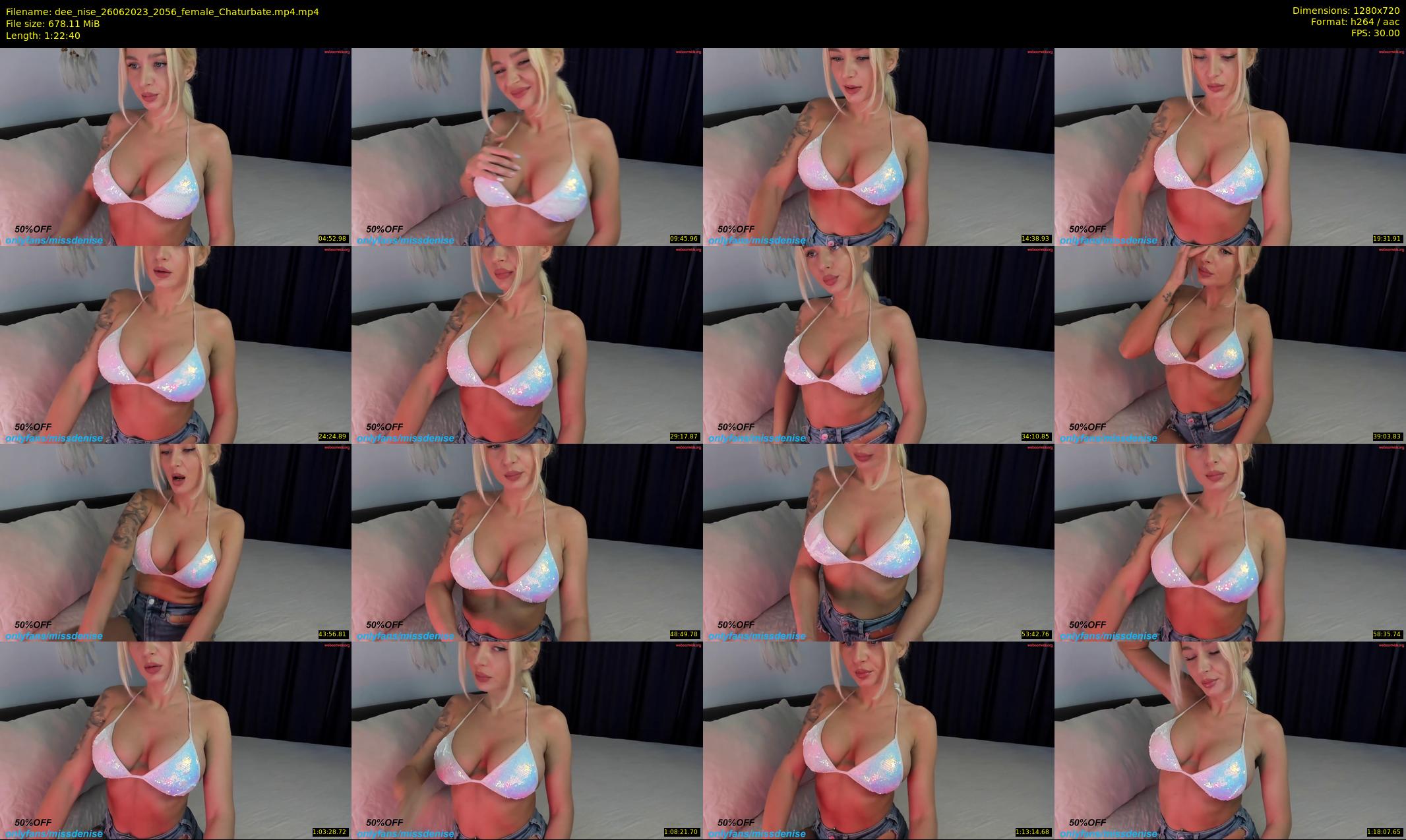 dee_nise — 83 minute Chaturbate female cam show recording, 720p, Jun 26, 2023