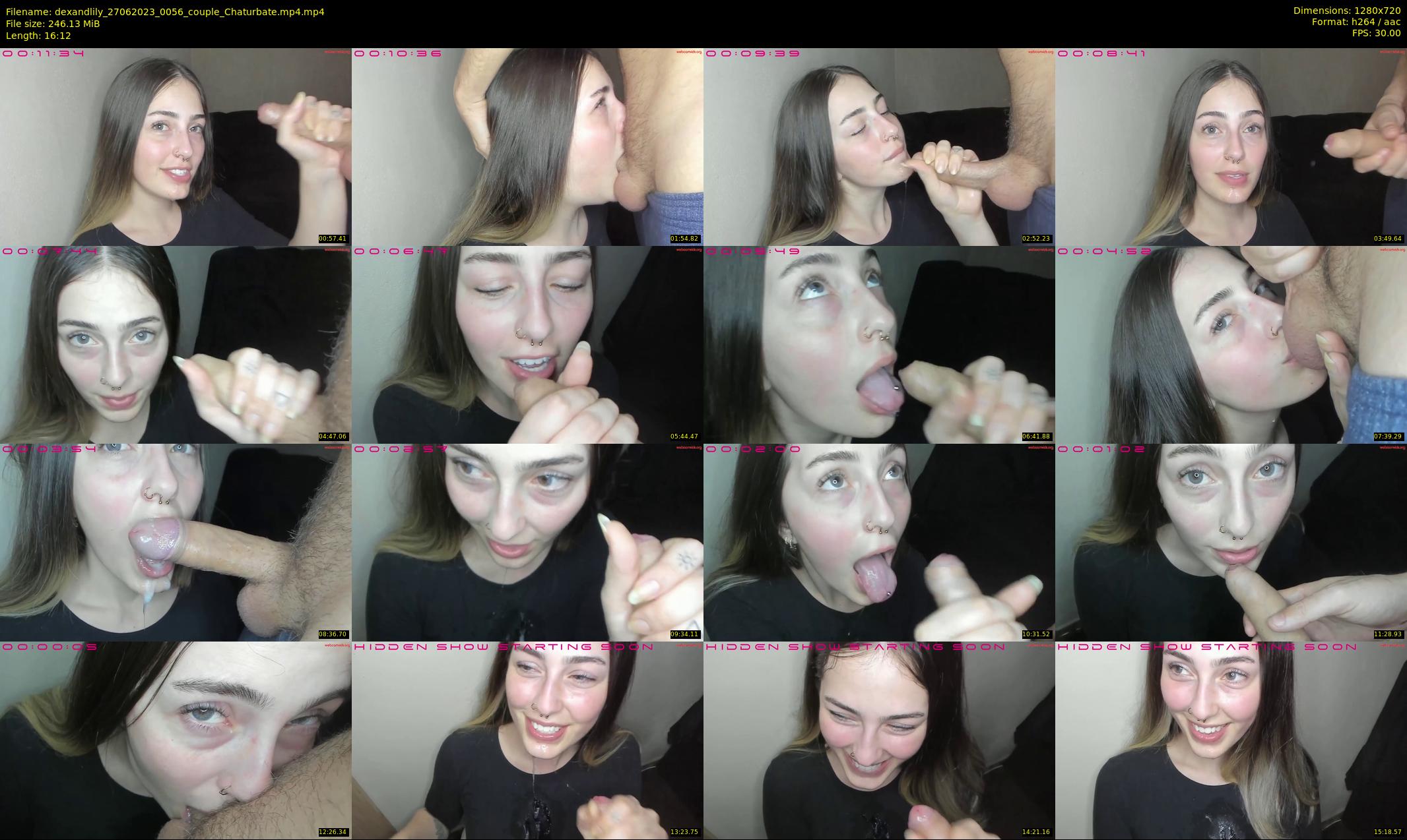 dexandlily — 17 minute Chaturbate couple cam show recording, 720p, Jun 27, 2023