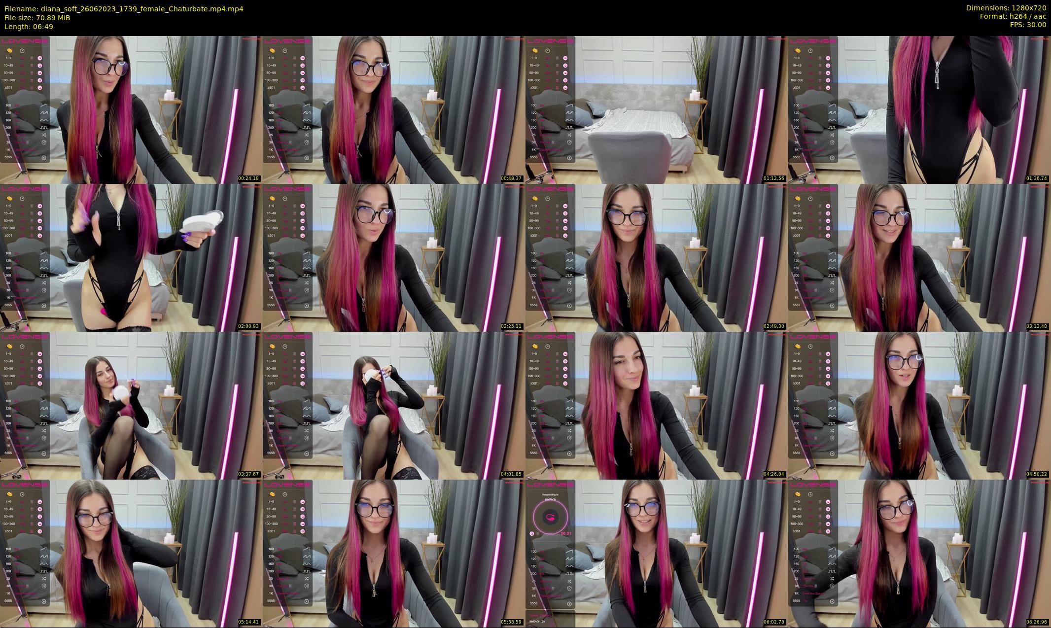 diana_soft — 7 minute Chaturbate female cam show recording, 720p, Jun 26, 2023