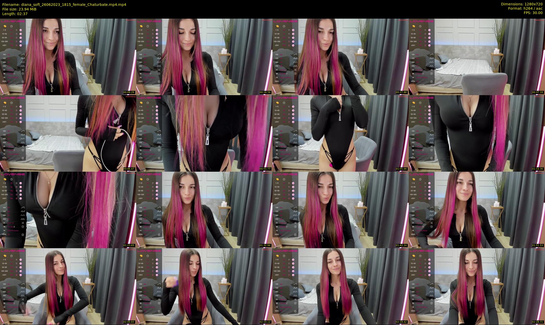 diana_soft — 3 minute Chaturbate female cam show recording, 720p, Jun 26, 2023