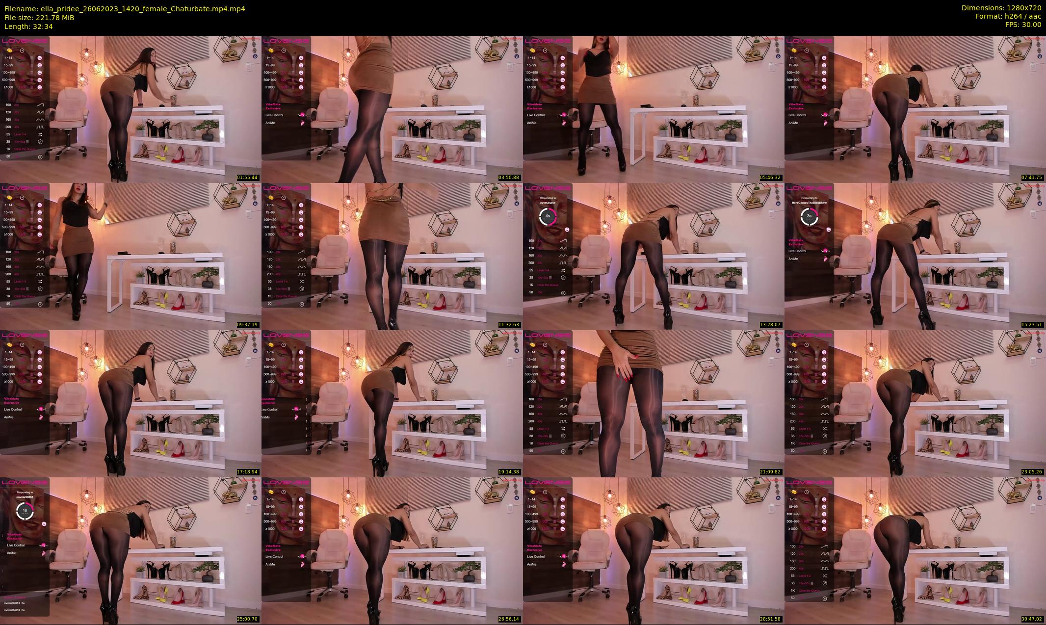 ella_pridee — 33 minute Chaturbate female cam show recording, 720p, Jun 26, 2023