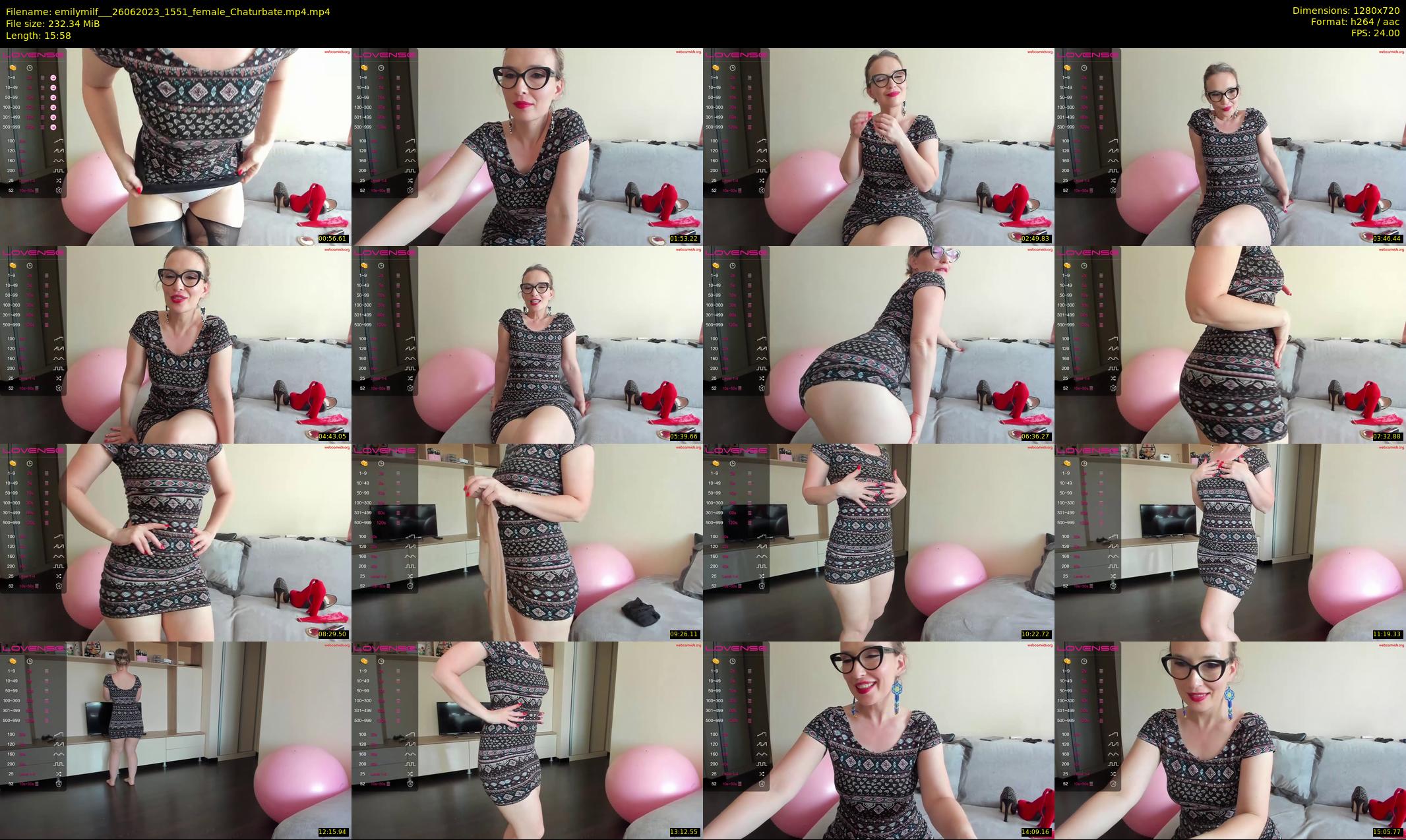 emilymilf__ — 16 minute Chaturbate female cam show recording, 720p, Jun 26, 2023