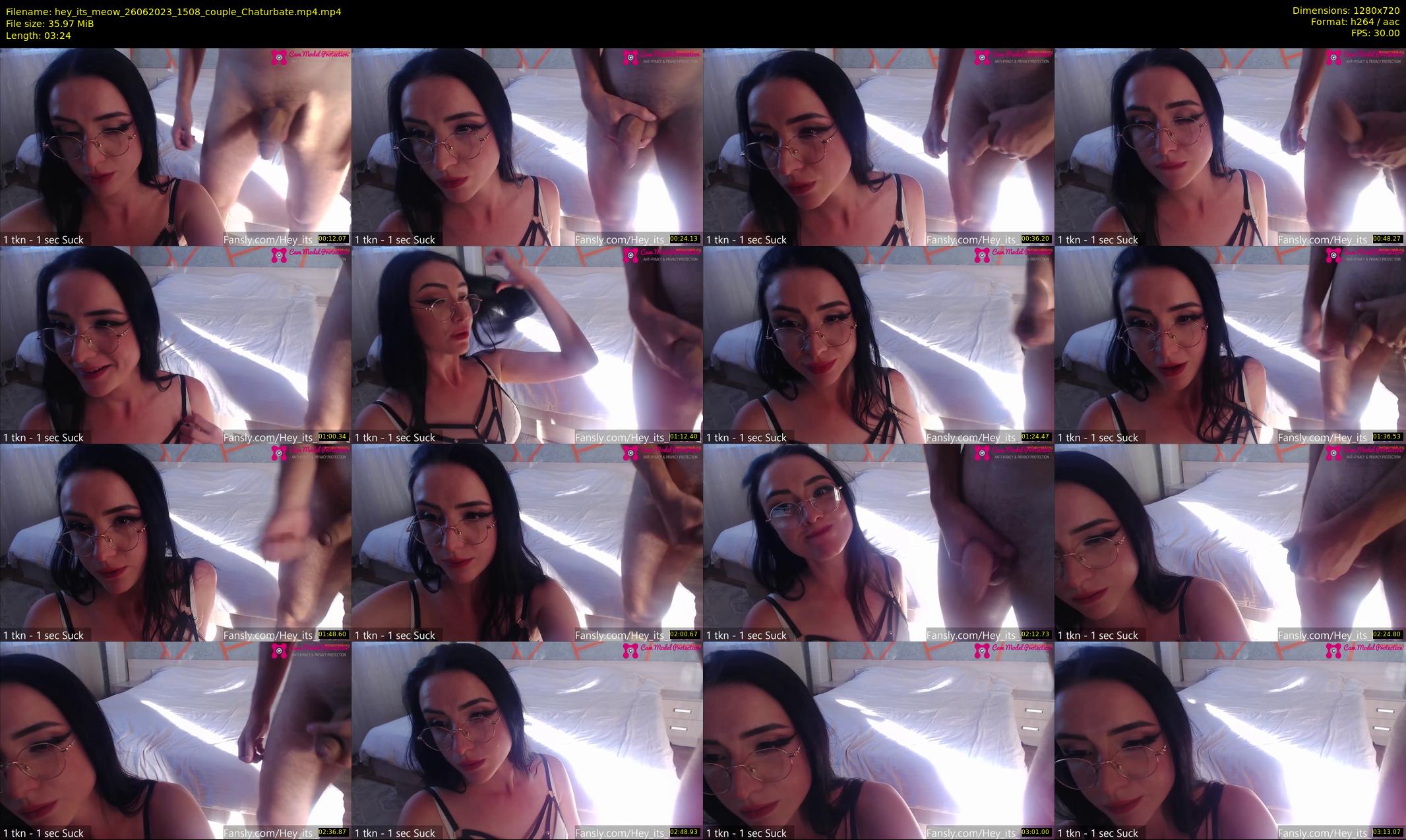 hey_its_meow — 4 minute Chaturbate couple cam show recording, 720p, Jun 26, 2023
