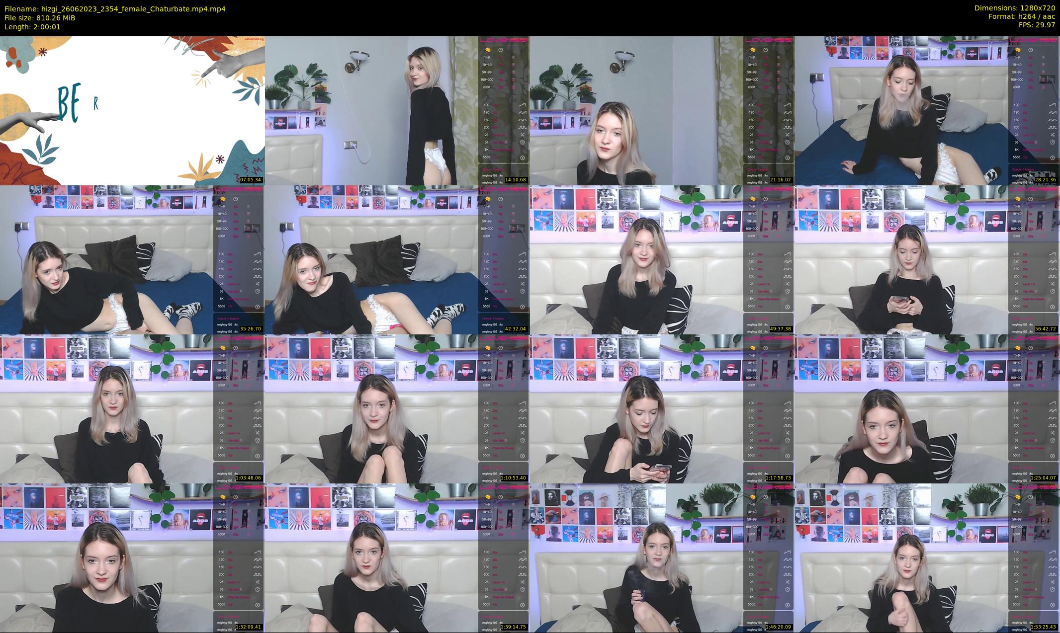hizgi — 121 minute Chaturbate couple cam show recording, 720p, Jun 26, 2023
