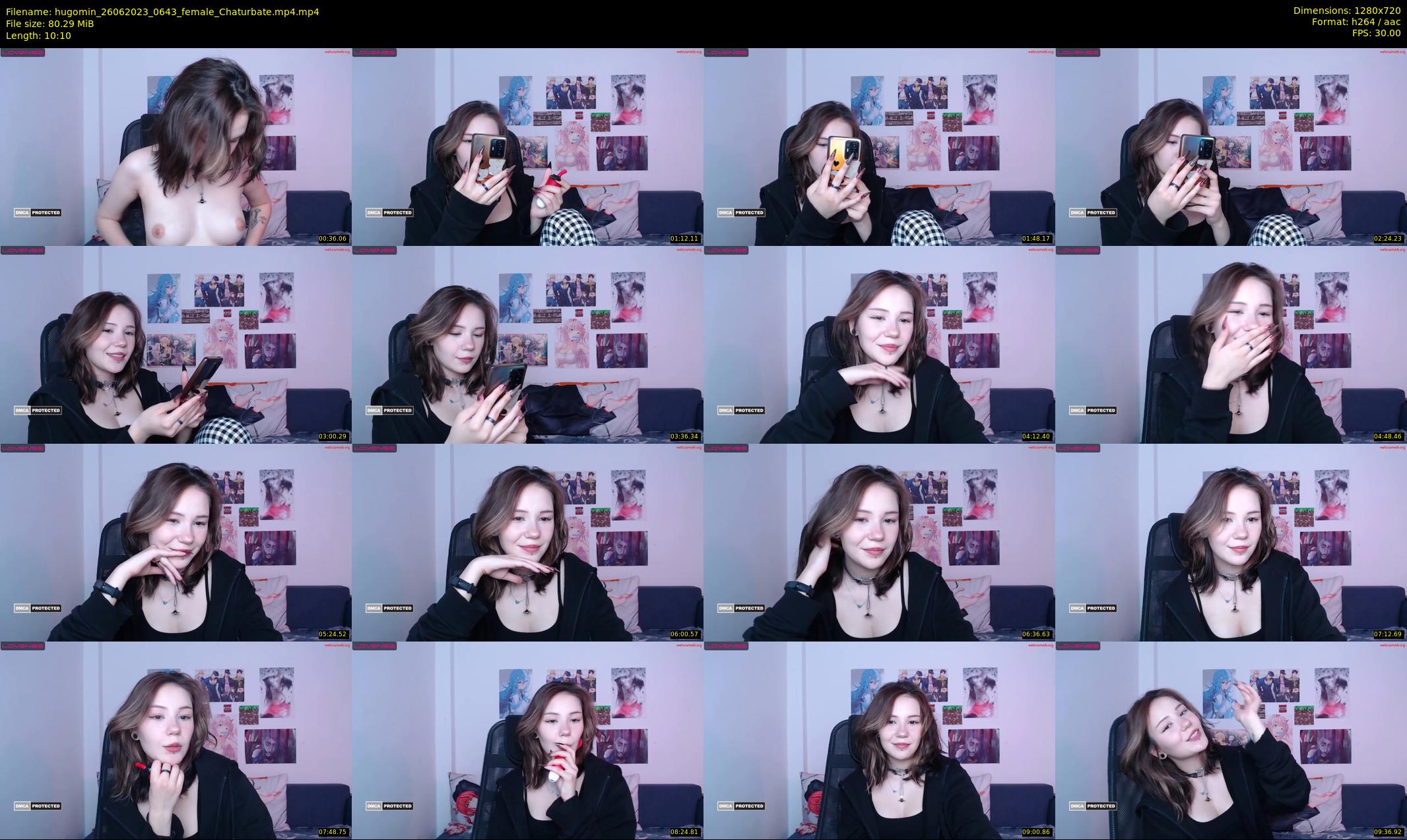hugomin — 11 minute Chaturbate female cam show recording, 720p, Jun 26, 2023