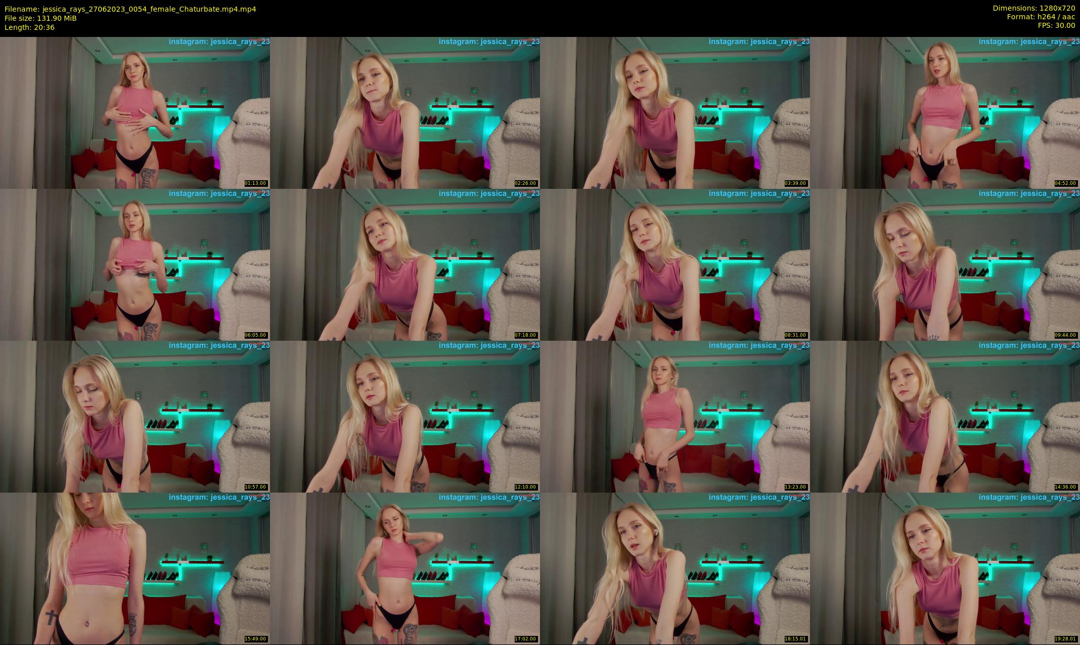 jessica_rays — 21 minute Chaturbate couple cam show recording, 720p, Jun 27, 2023