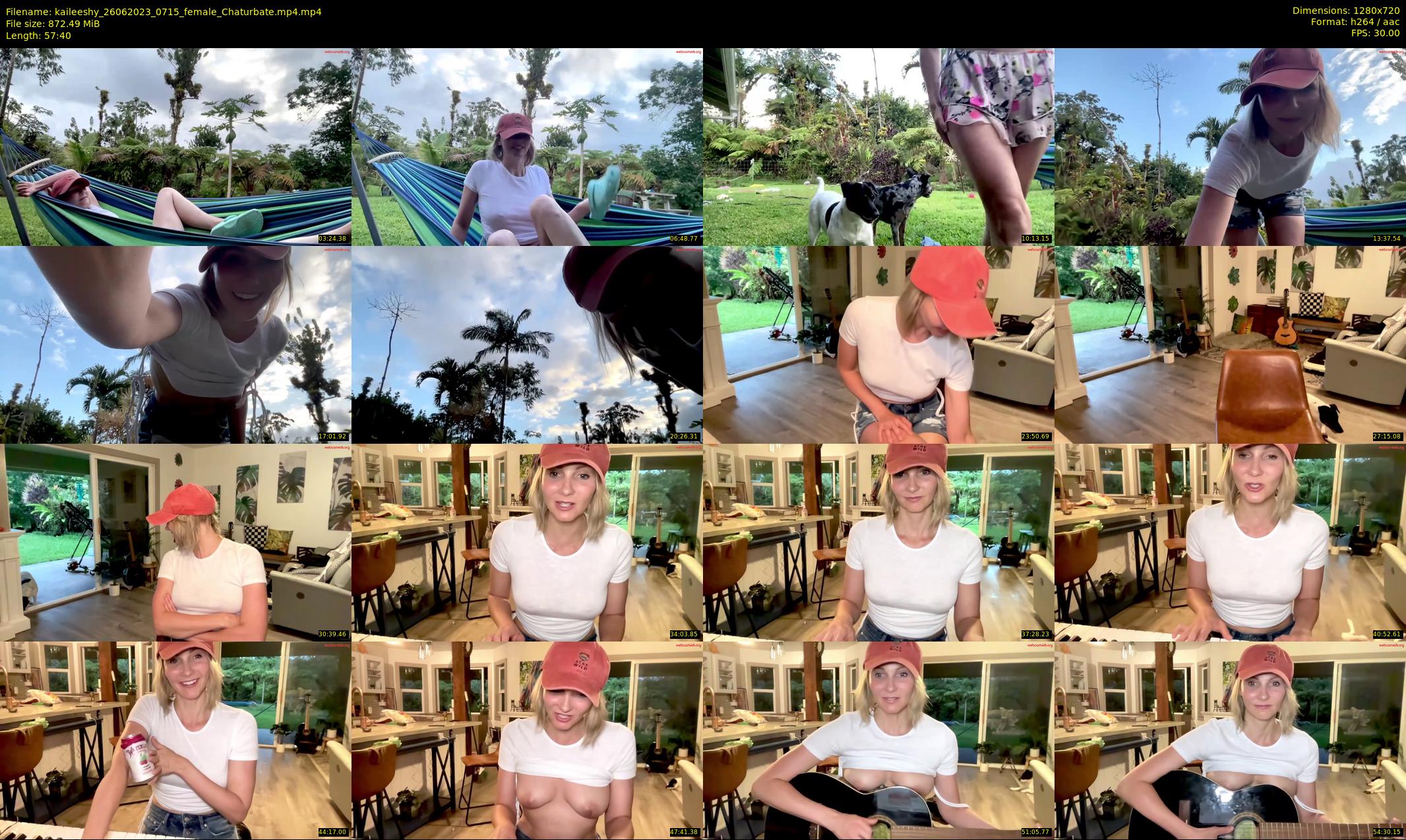 kaileeshy — 58 minute Chaturbate female cam show recording, 720p, Jun 26, 2023