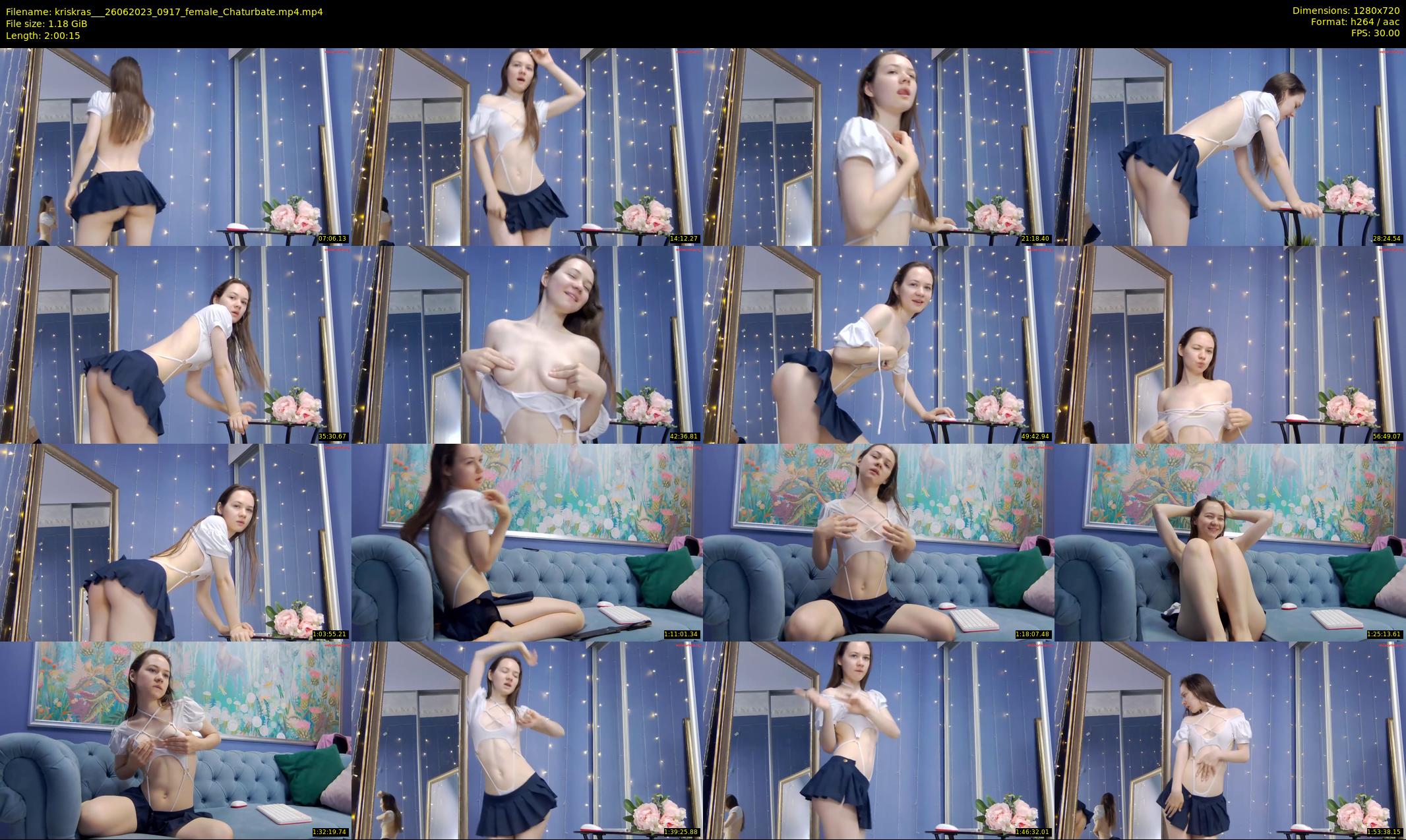 kriskras__ — 121 minute Chaturbate female cam show recording, 720p, Jun 26, 2023