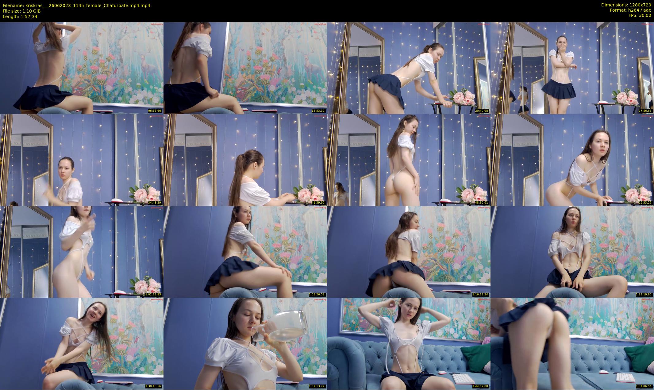 kriskras__ — 118 minute Chaturbate female cam show recording, 720p, Jun 26, 2023