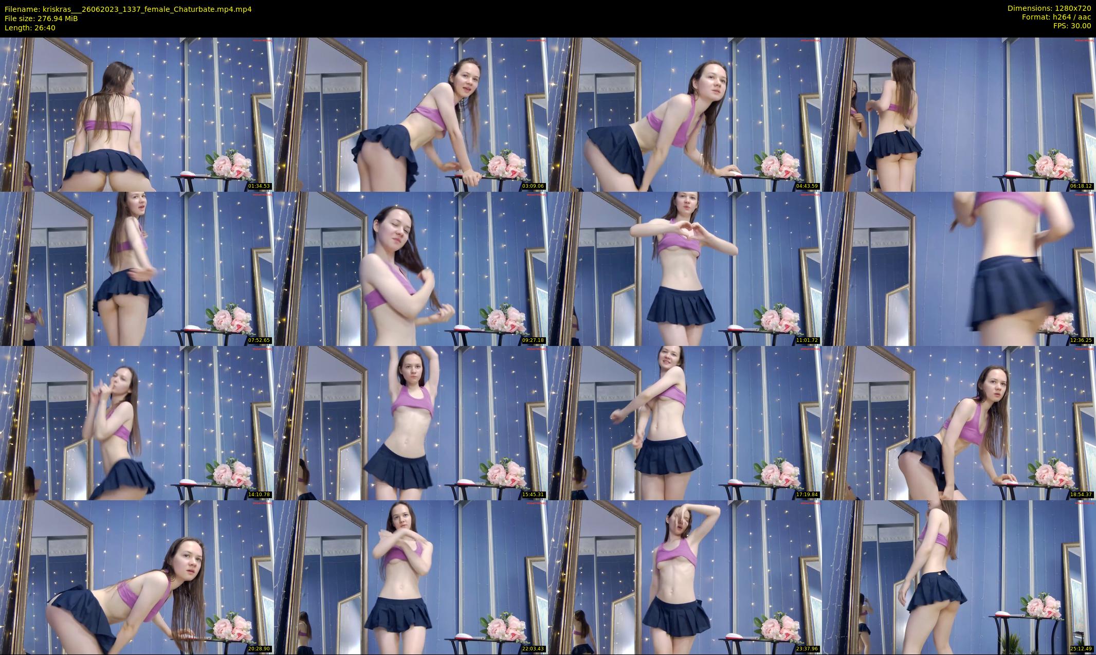 kriskras__ — 27 minute Chaturbate female cam show recording, 720p, Jun 26, 2023