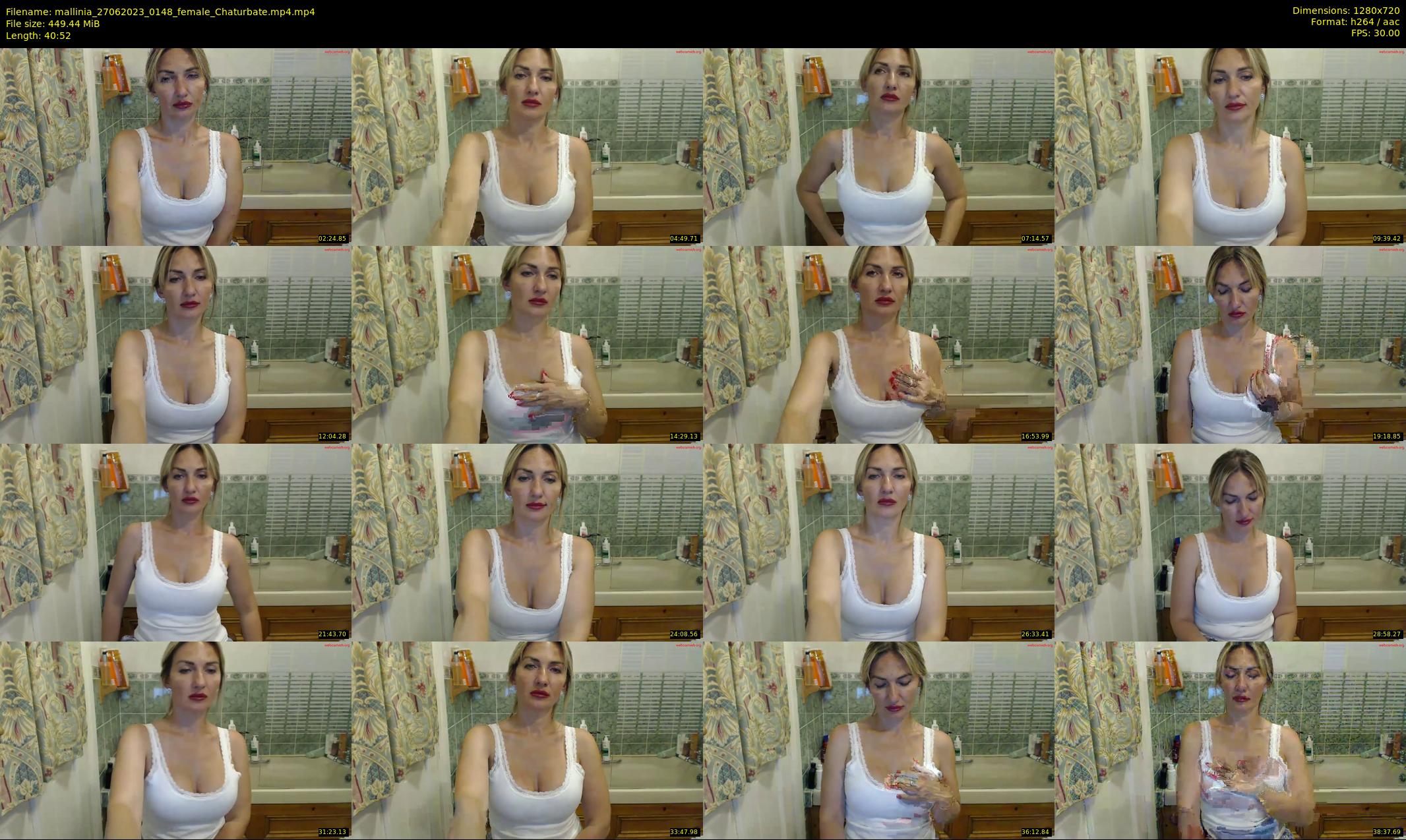 mallinia — 41 minute Chaturbate female cam show recording, 720p, Jun 27, 2023