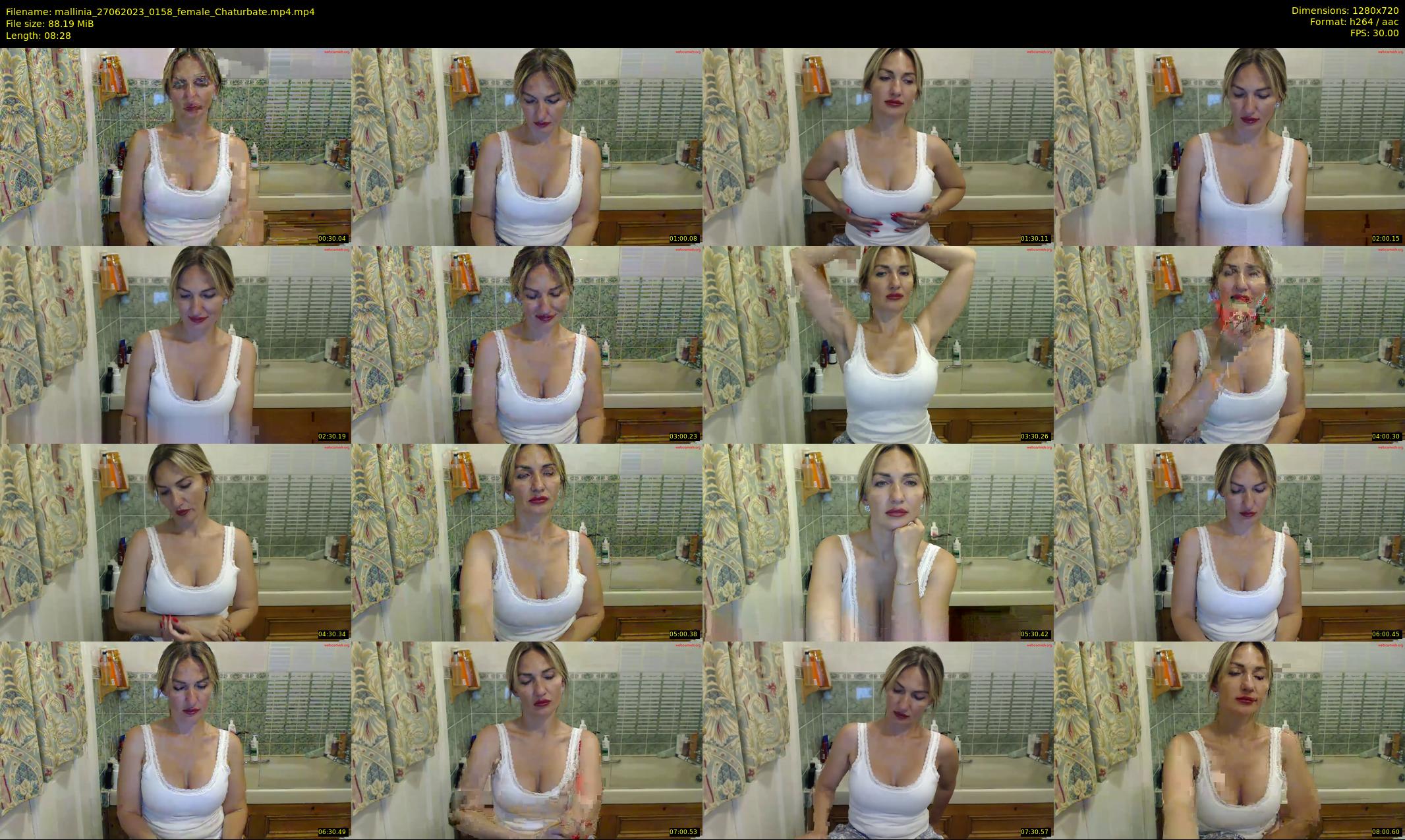 mallinia — 9 minute Chaturbate female cam show recording, 720p, Jun 27, 2023