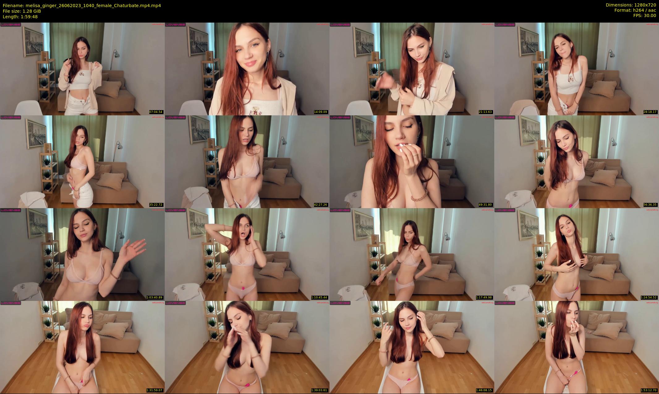 melisa_ginger — 120 minute Chaturbate female cam show recording, 720p, Jun 26, 2023