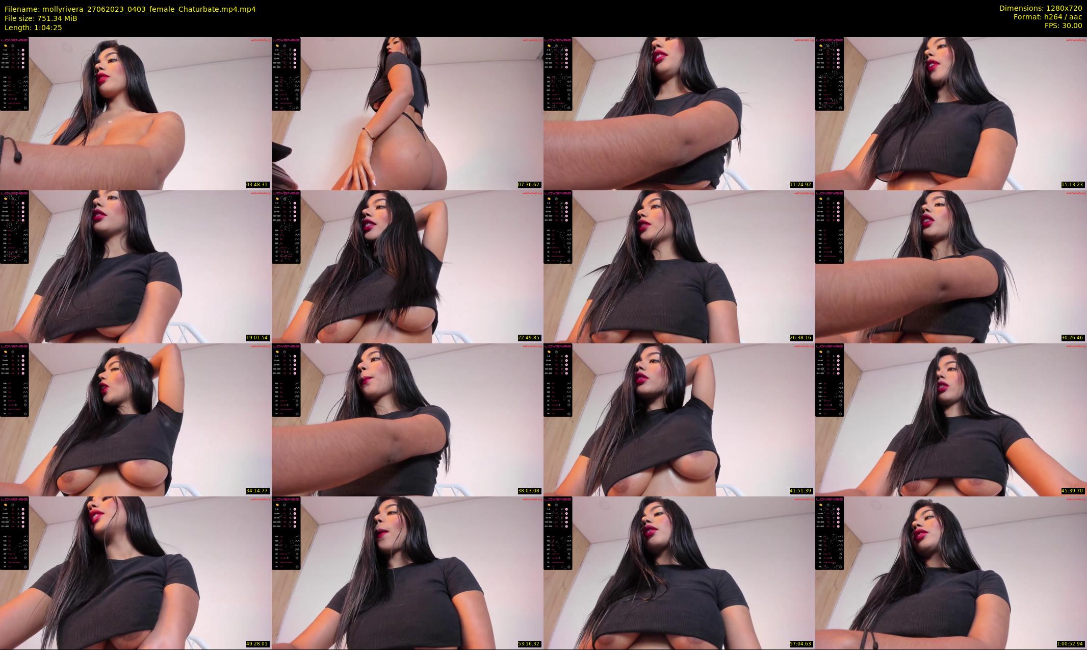 mollyrivera — 65 minute Chaturbate female cam show recording, 720p, Jun 27, 2023