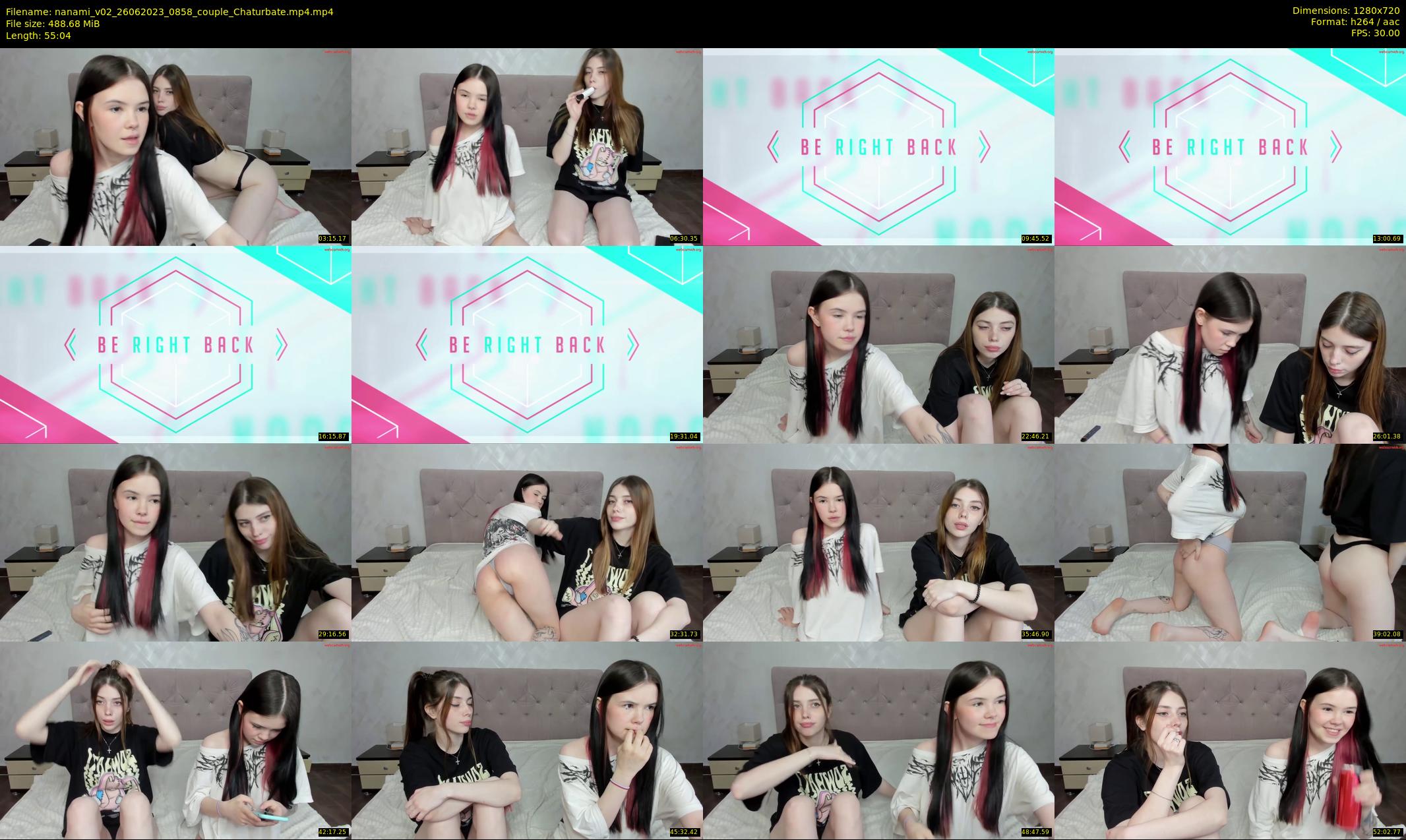 nanami_v02 — 56 minute Chaturbate couple cam show recording, 720p, Jun 26, 2023