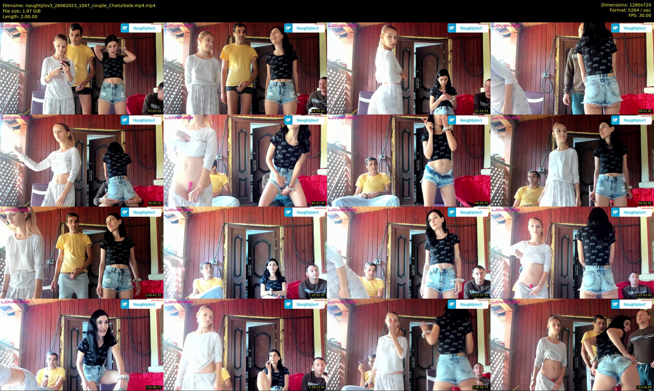 naughtylov3 — 120 minute Chaturbate couple cam show recording, 720p, Jun 26, 2023