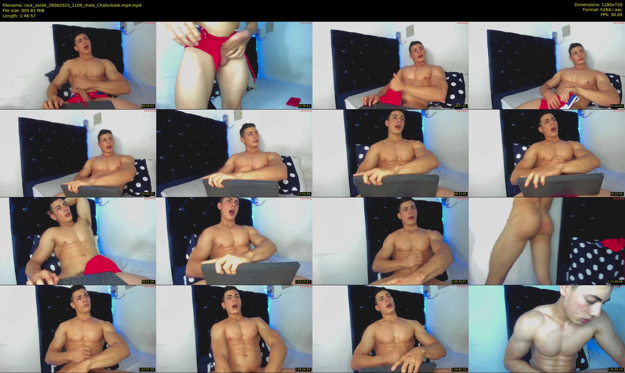 nick_zackk — 107 minute Chaturbate male cam show recording, 720p, Jun 26, 2023