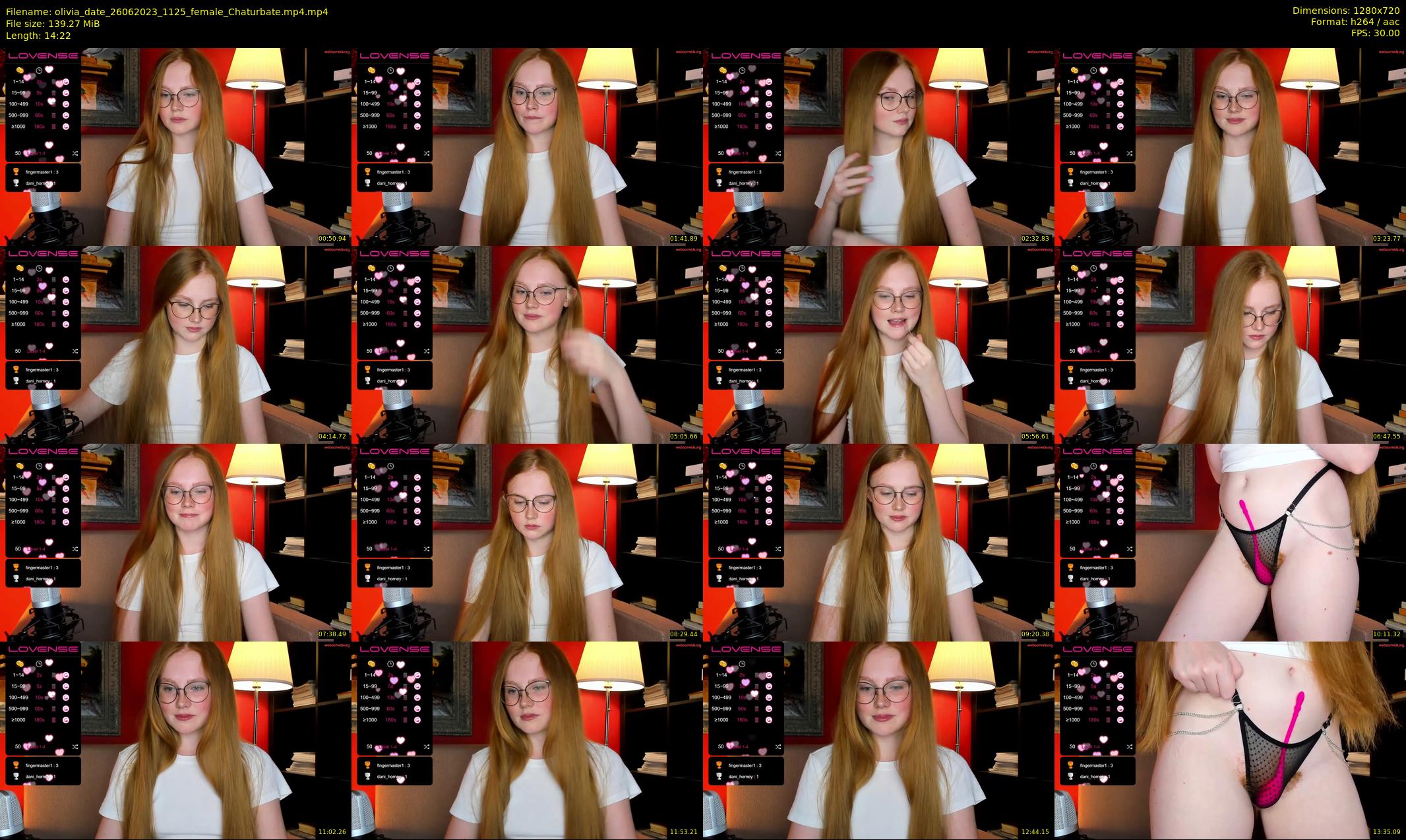 olivia_date — 15 minute Chaturbate female cam show recording, 720p, Jun 26, 2023