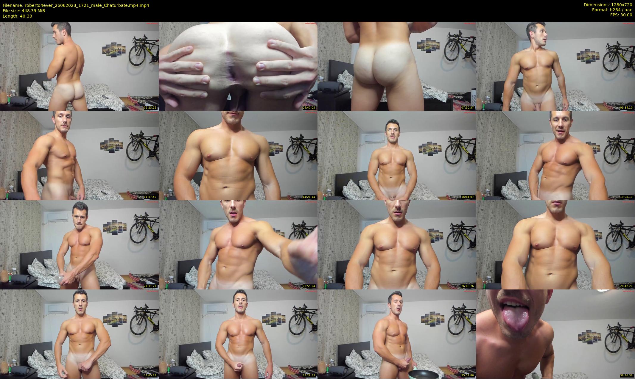 roberto4ever — 41 minute Chaturbate male cam show recording, 720p, Jun 26, 2023