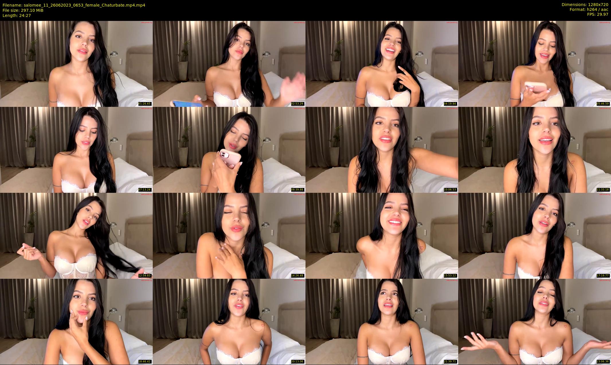 salomee_11 — 25 minute Chaturbate female cam show recording, 720p, Jun 26, 2023