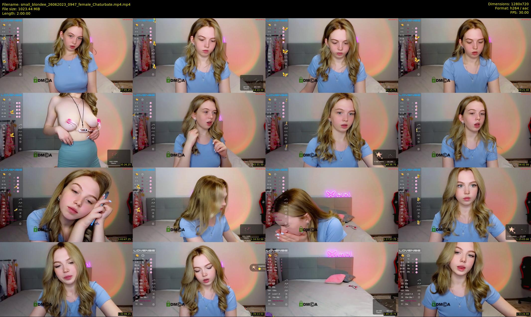small_blondee — 120 minute Chaturbate female cam show recording, 720p, Jun 26, 2023