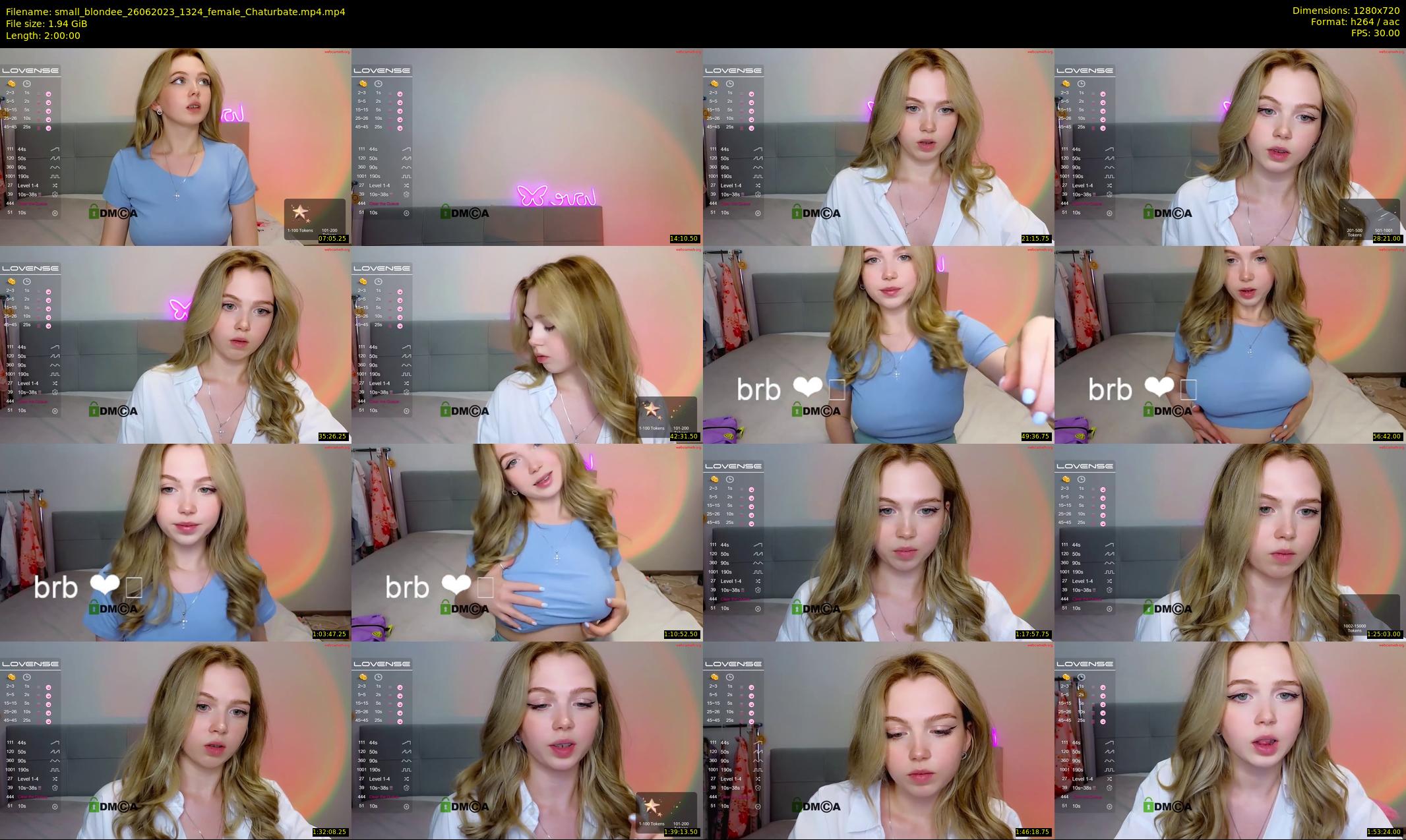 small_blondee — 120 minute Chaturbate female cam show recording, 720p, Jun 26, 2023