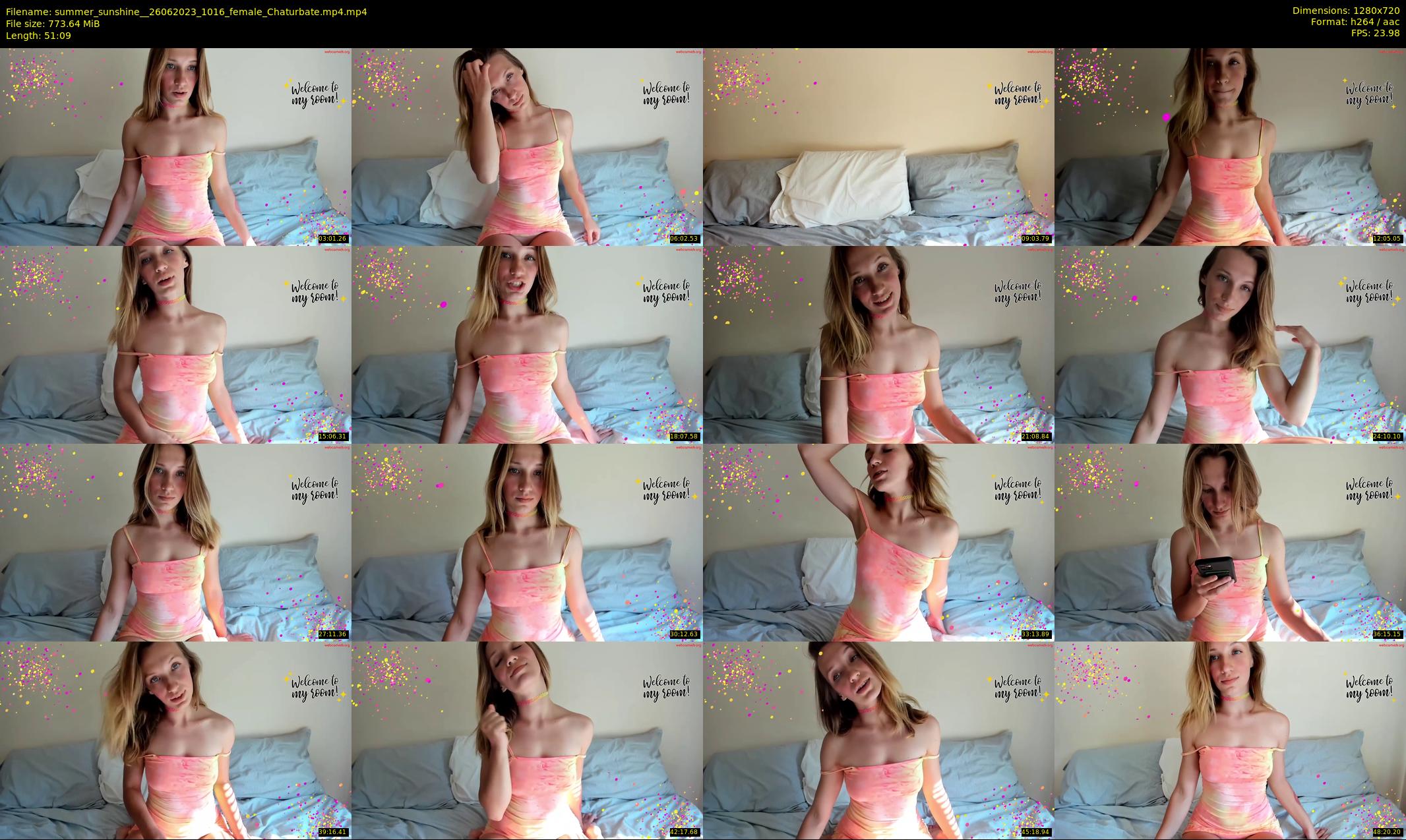 summer_sunshine_ — 52 minute Chaturbate female cam show recording, 720p, Jun 26, 2023