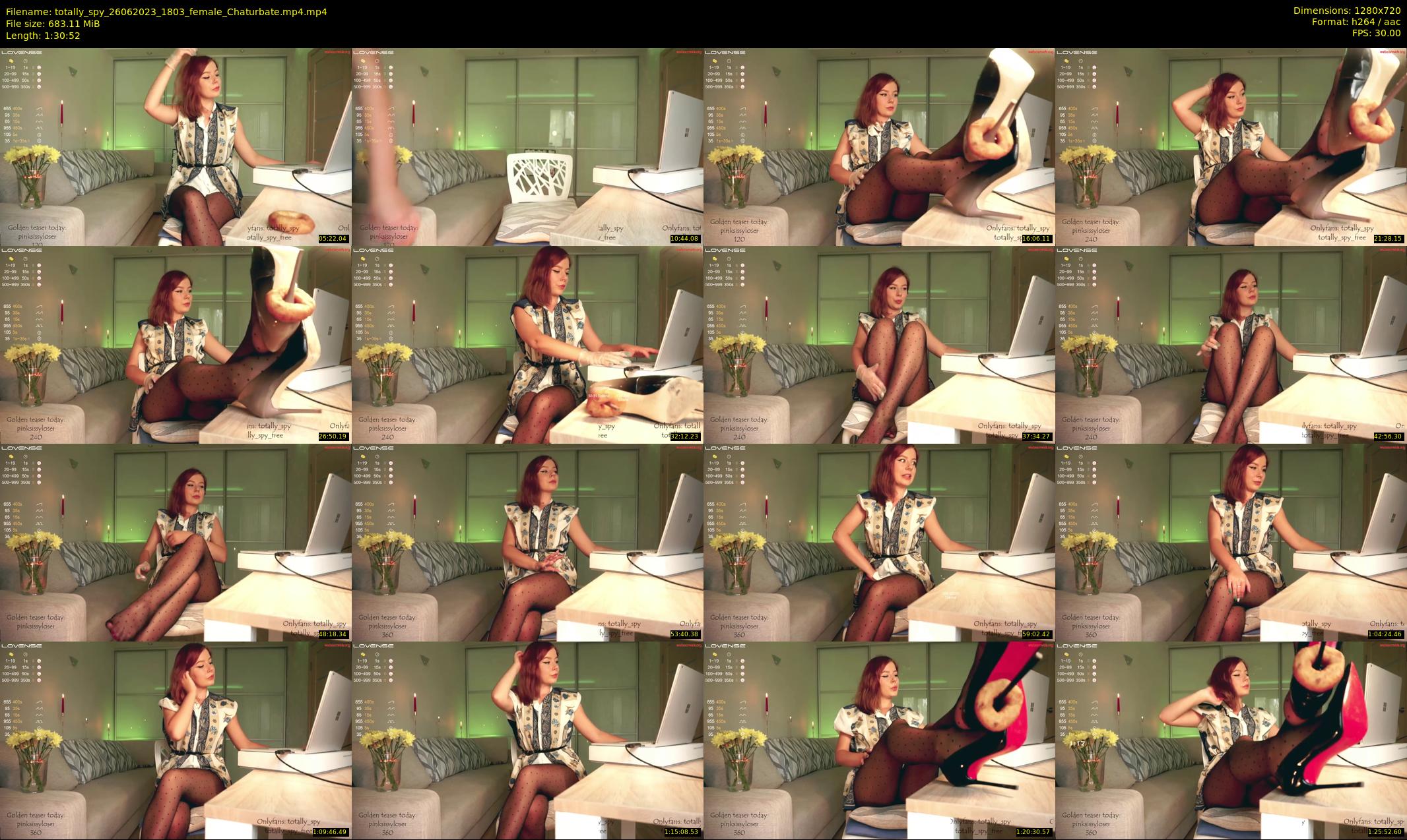 totally_spy — 91 minute Chaturbate female cam show recording, 720p, Jun 26, 2023