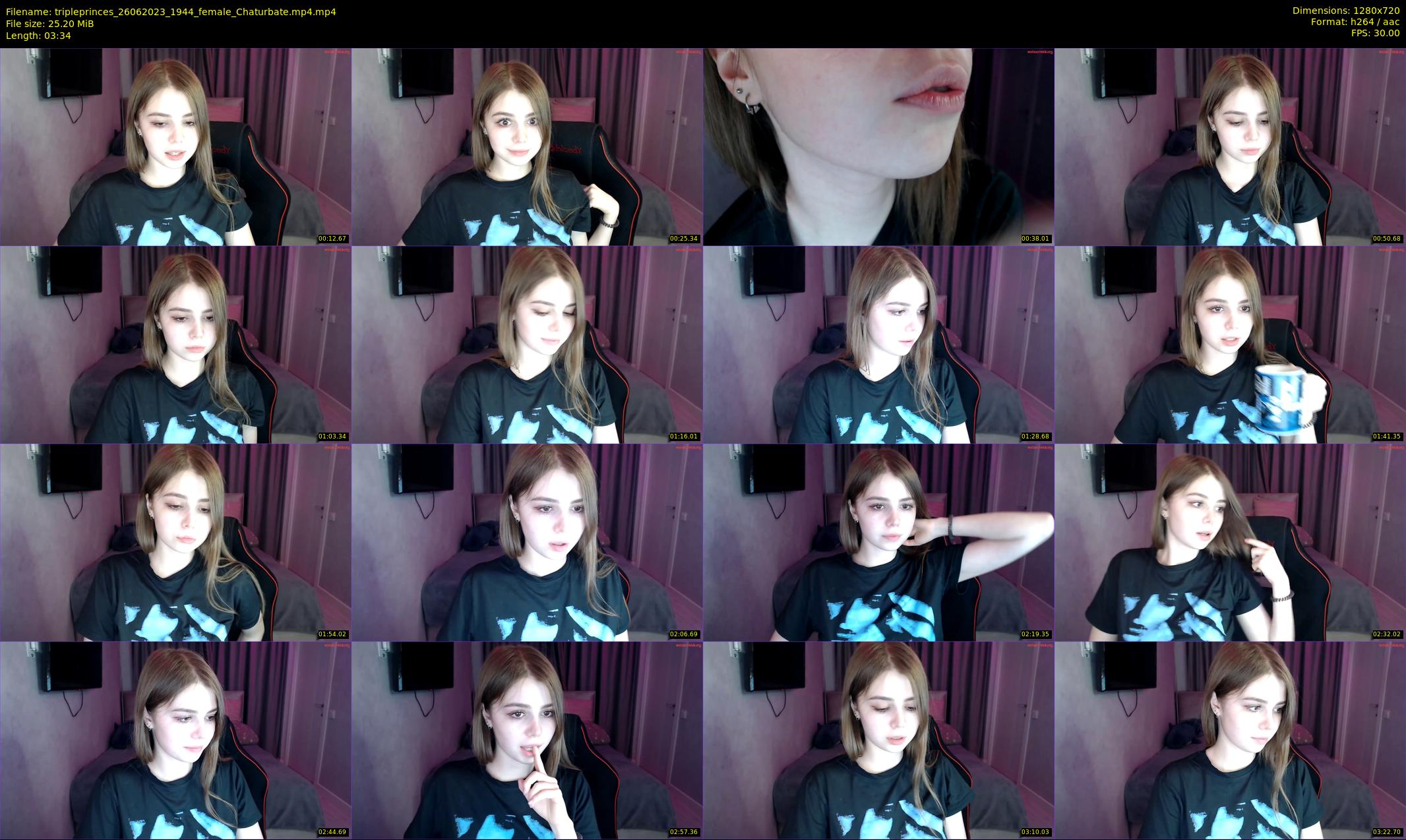 tripleprinces — 4 minute Chaturbate female cam show recording, 720p, Jun 26, 2023