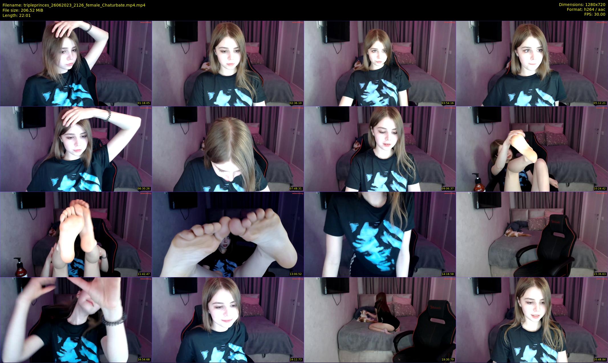 tripleprinces — 23 minute Chaturbate female cam show recording, 720p, Jun 26, 2023
