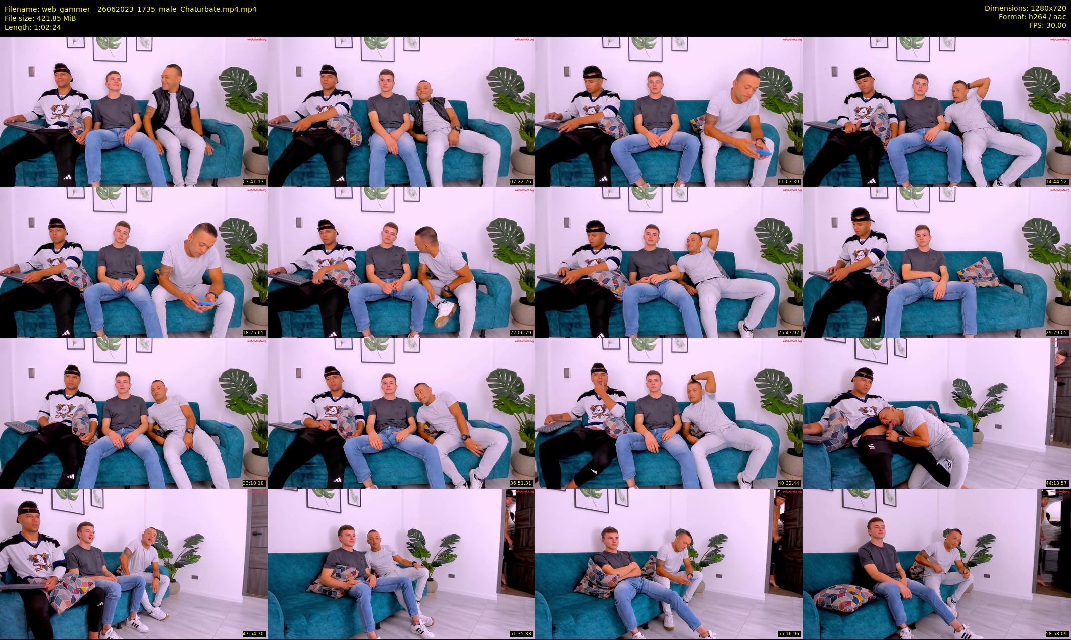 web_gammer_ — 63 minute Chaturbate male cam show recording, 720p, Jun 26, 2023