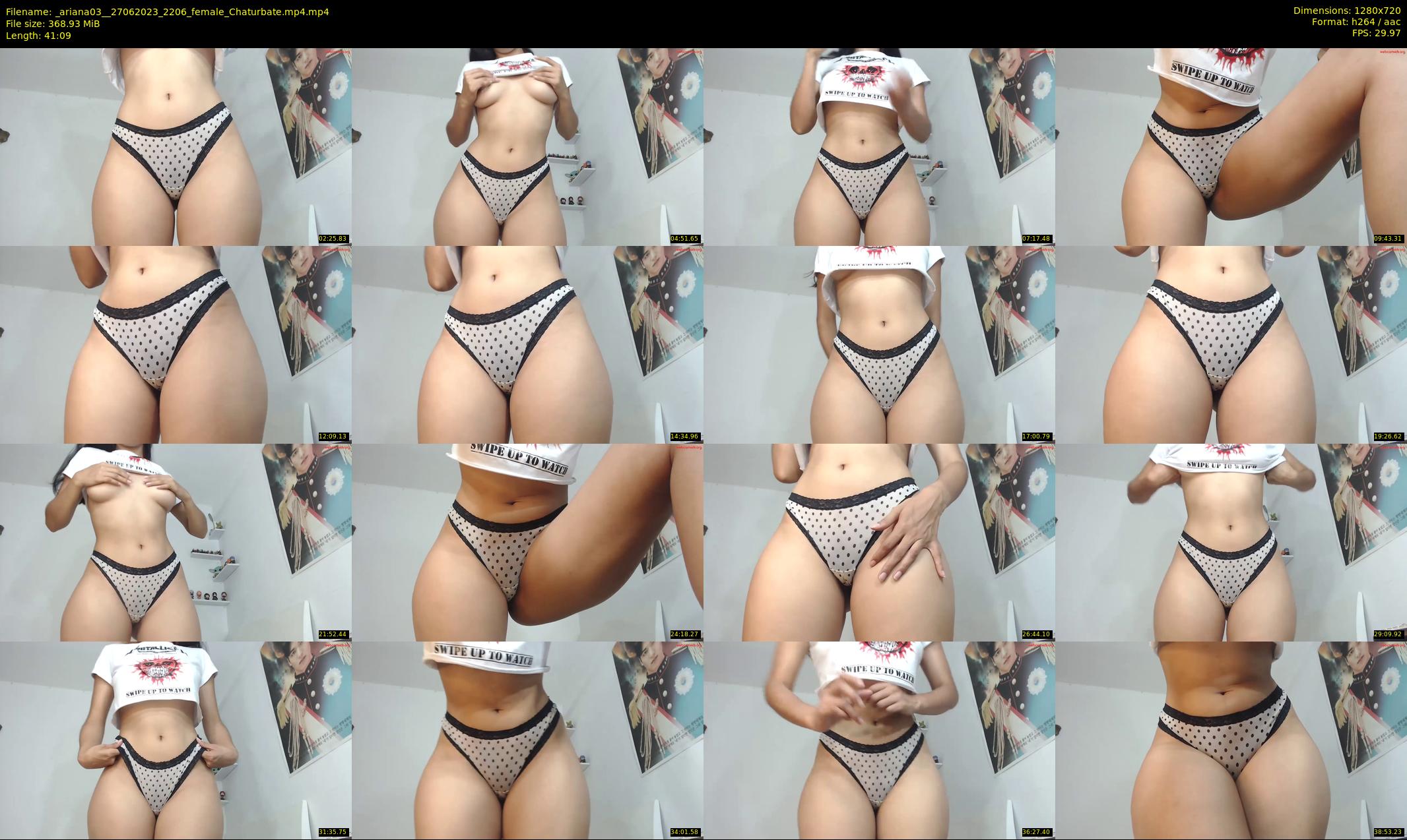 _ariana03_ — 42 minute Chaturbate female cam show recording, 720p, Jun 27, 2023