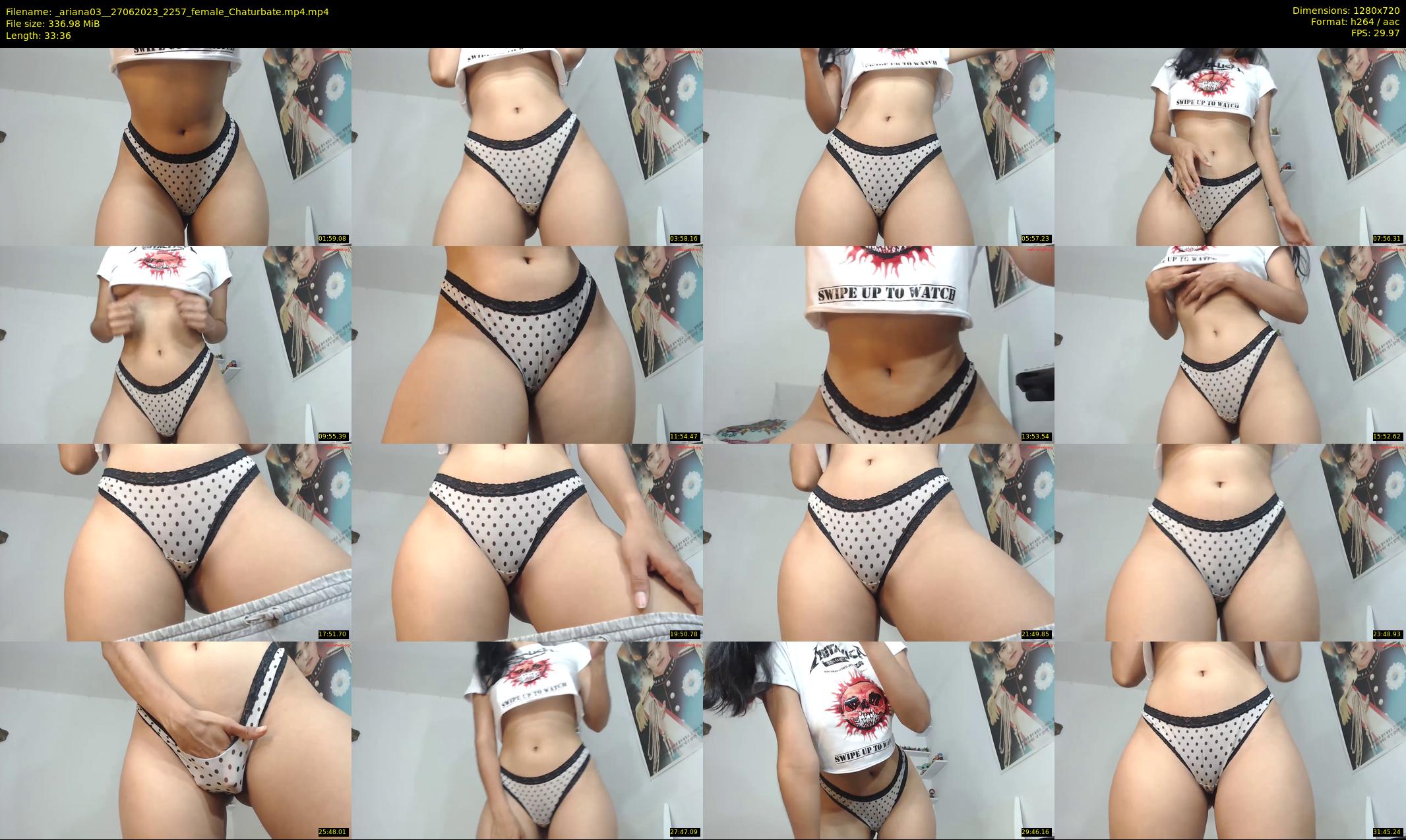 _ariana03_ — 34 minute Chaturbate female cam show recording, 720p, Jun 27, 2023