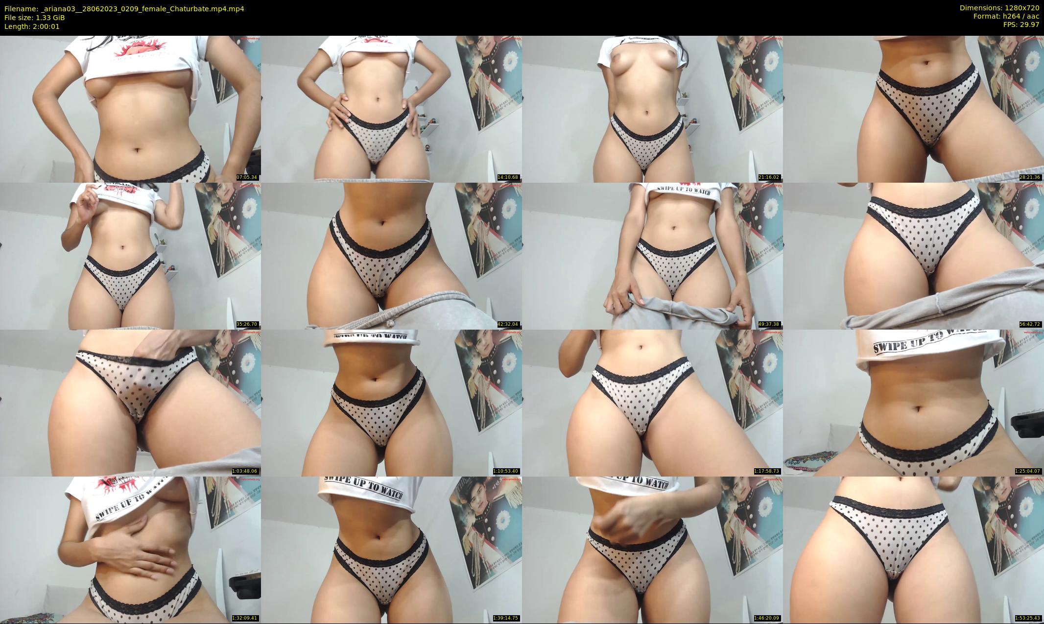 _ariana03_ — 121 minute Chaturbate female cam show recording, 720p, Jun 28, 2023